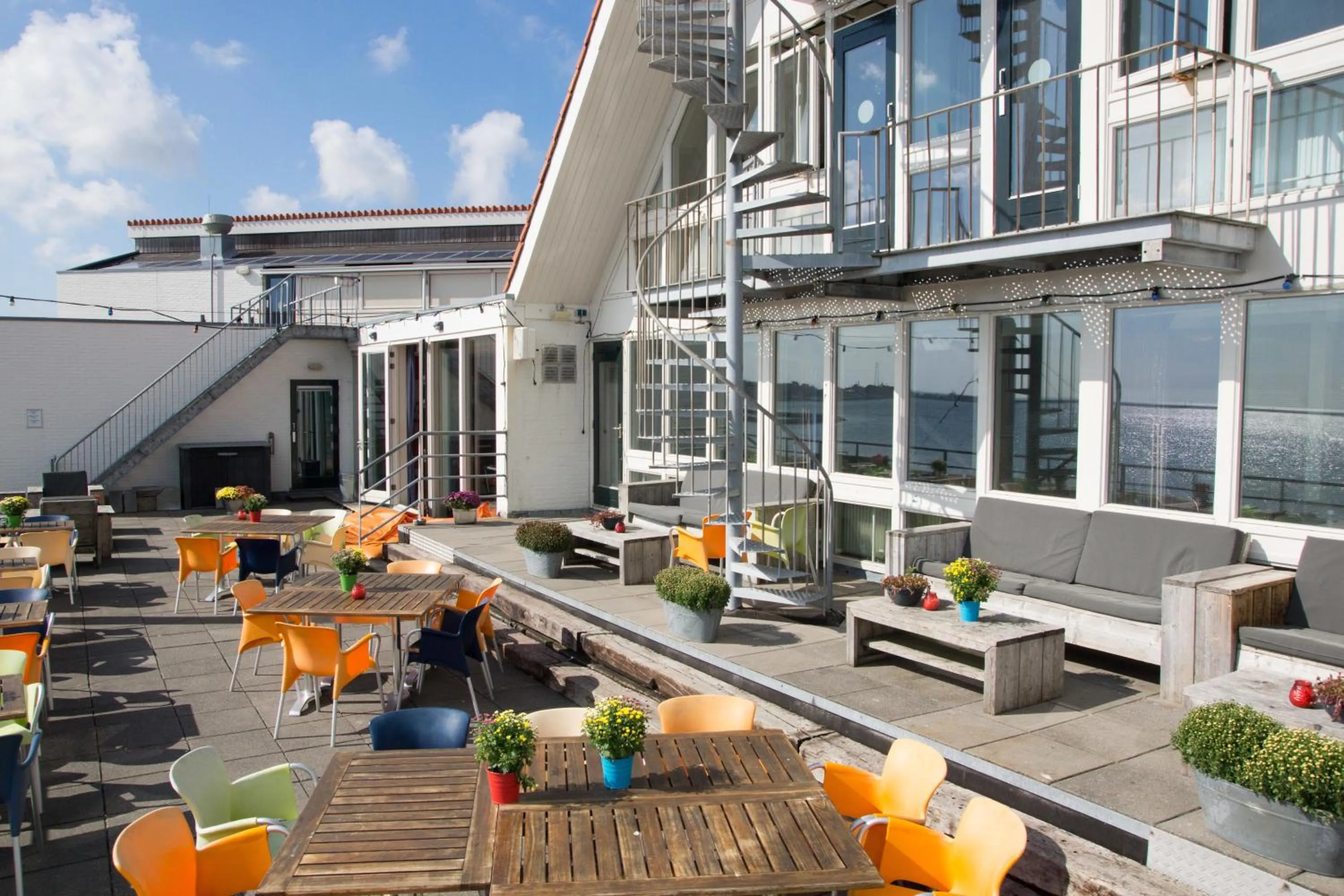 Balcony/Terrace in Stayokay Hostel Terschelling