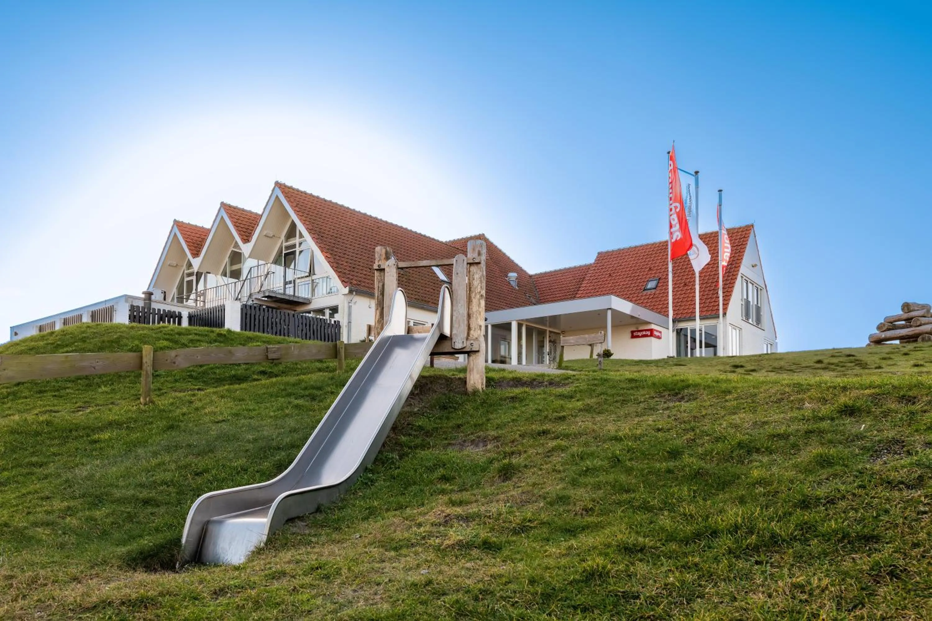 Children play ground in Stayokay Hostel Terschelling