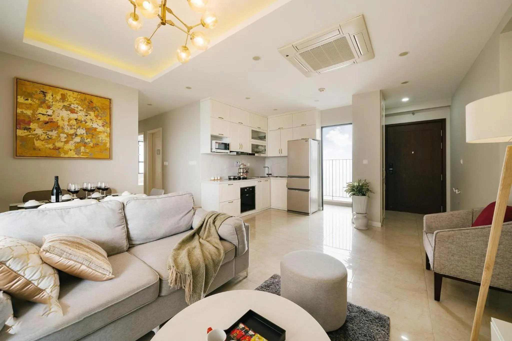 Living room in Vinhomes D'capital Premium Apartment