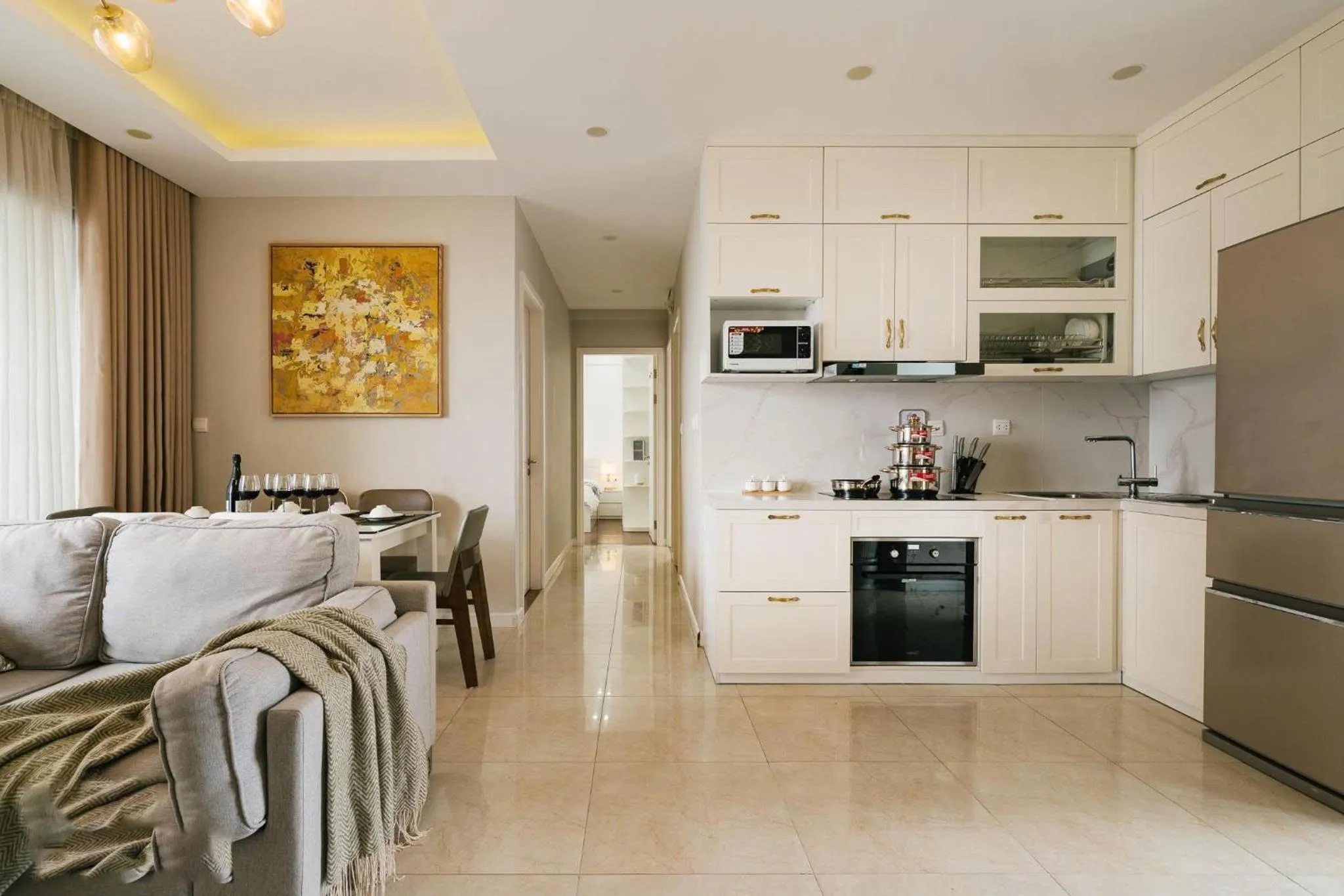 Living room in Vinhomes D'capital Premium Apartment