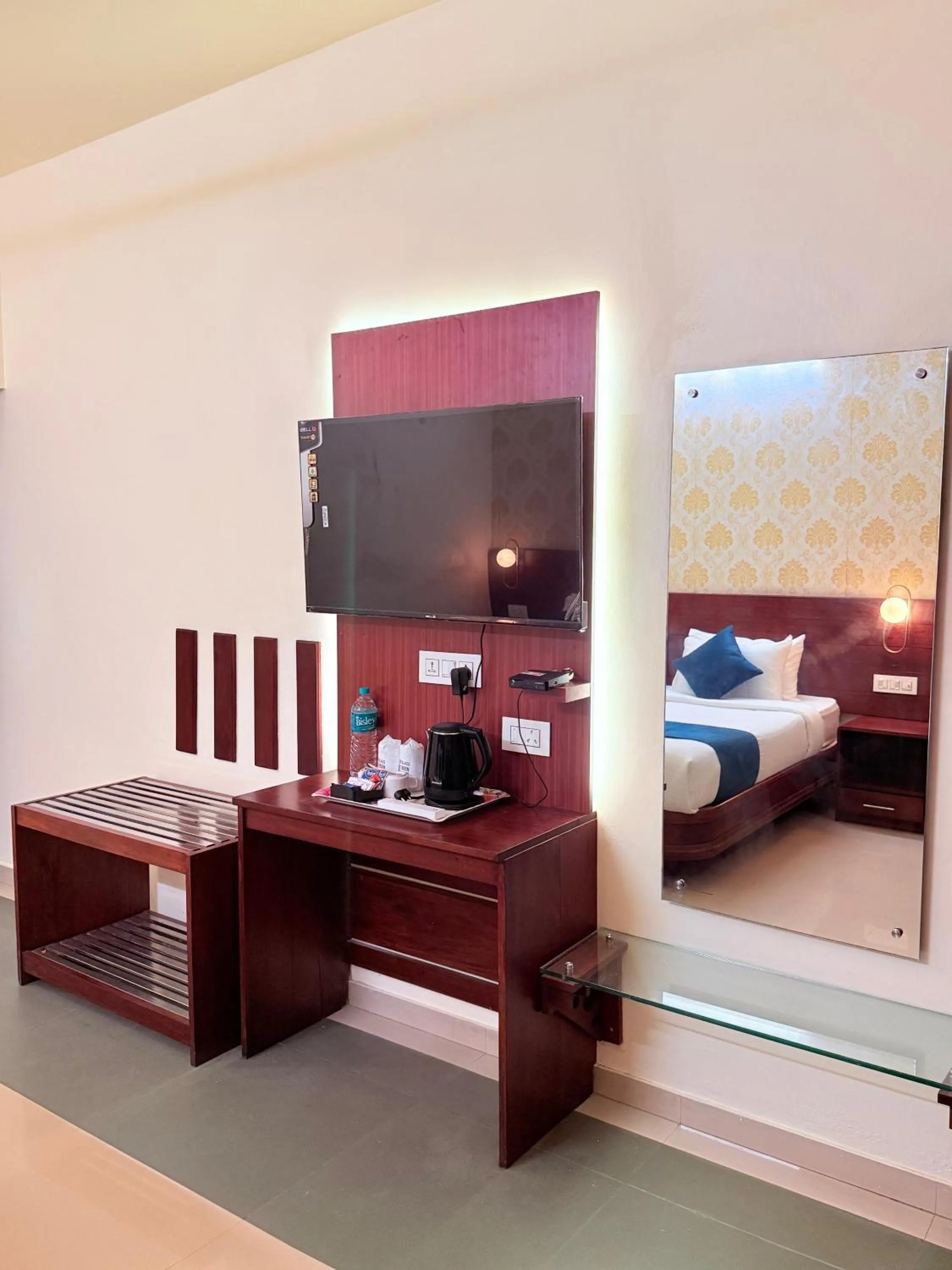 Bed in Vythiri Greens Holiday Resorts