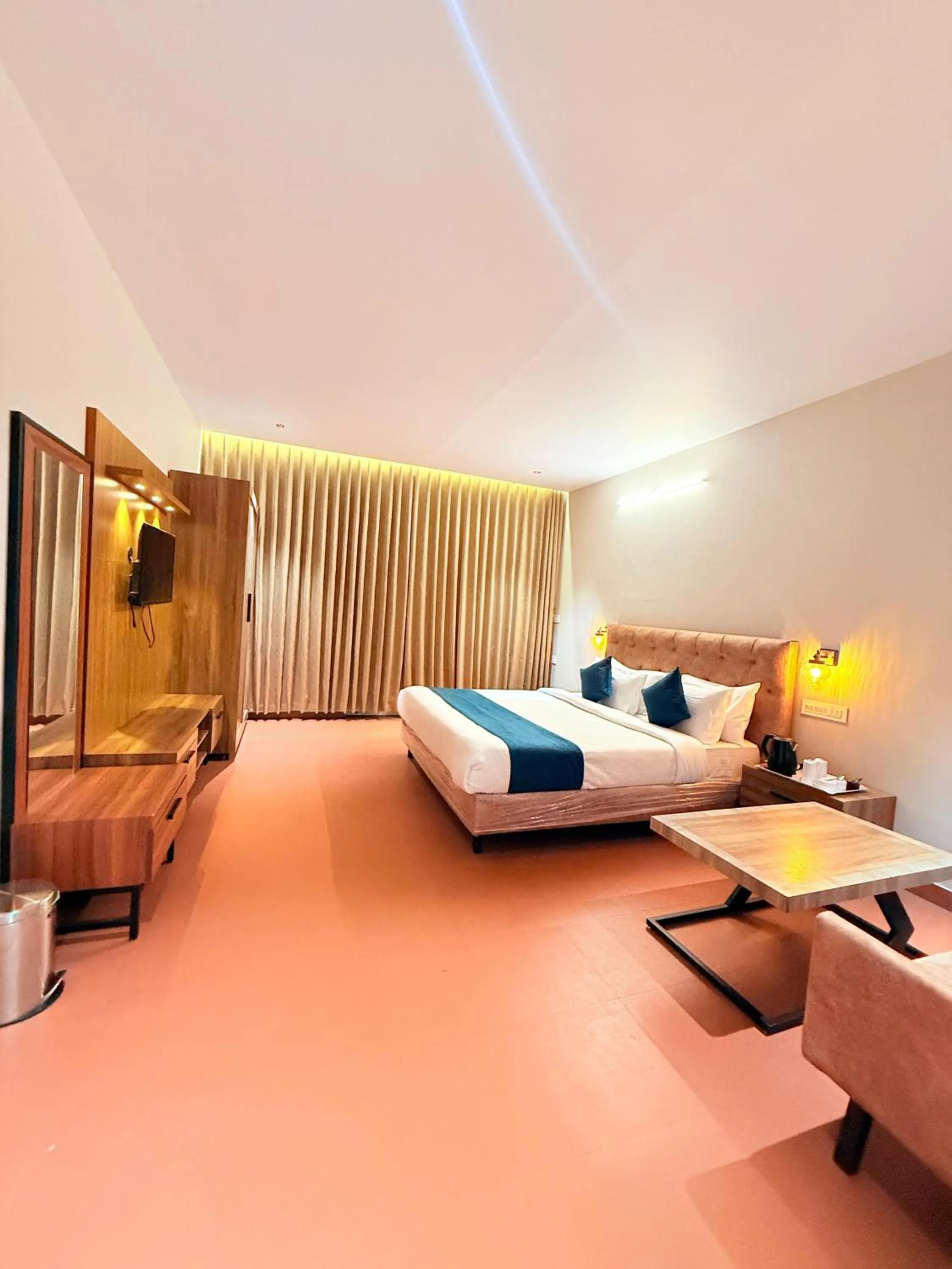 Bed in Vythiri Greens Holiday Resorts