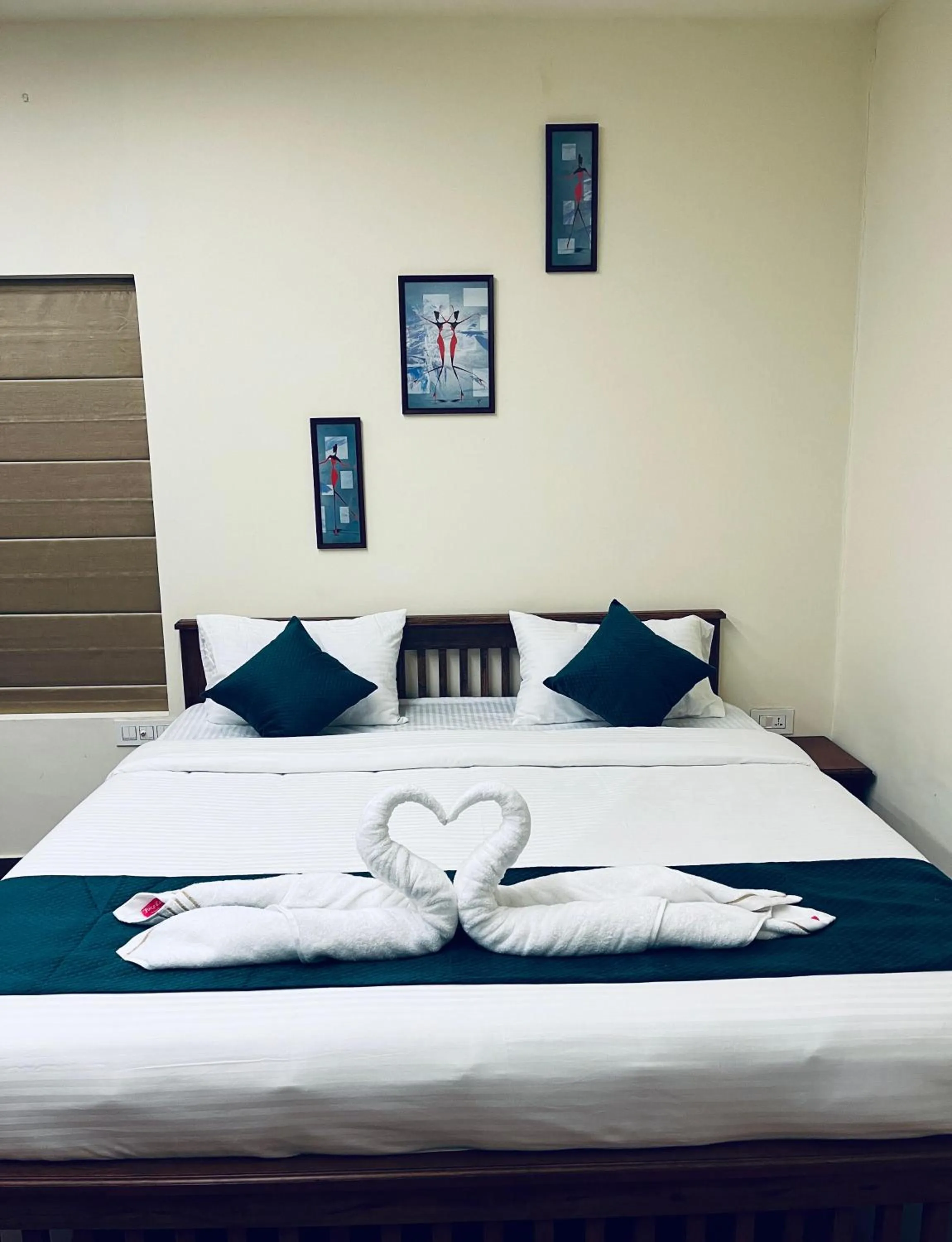 Bed in Vythiri Greens Holiday Resorts