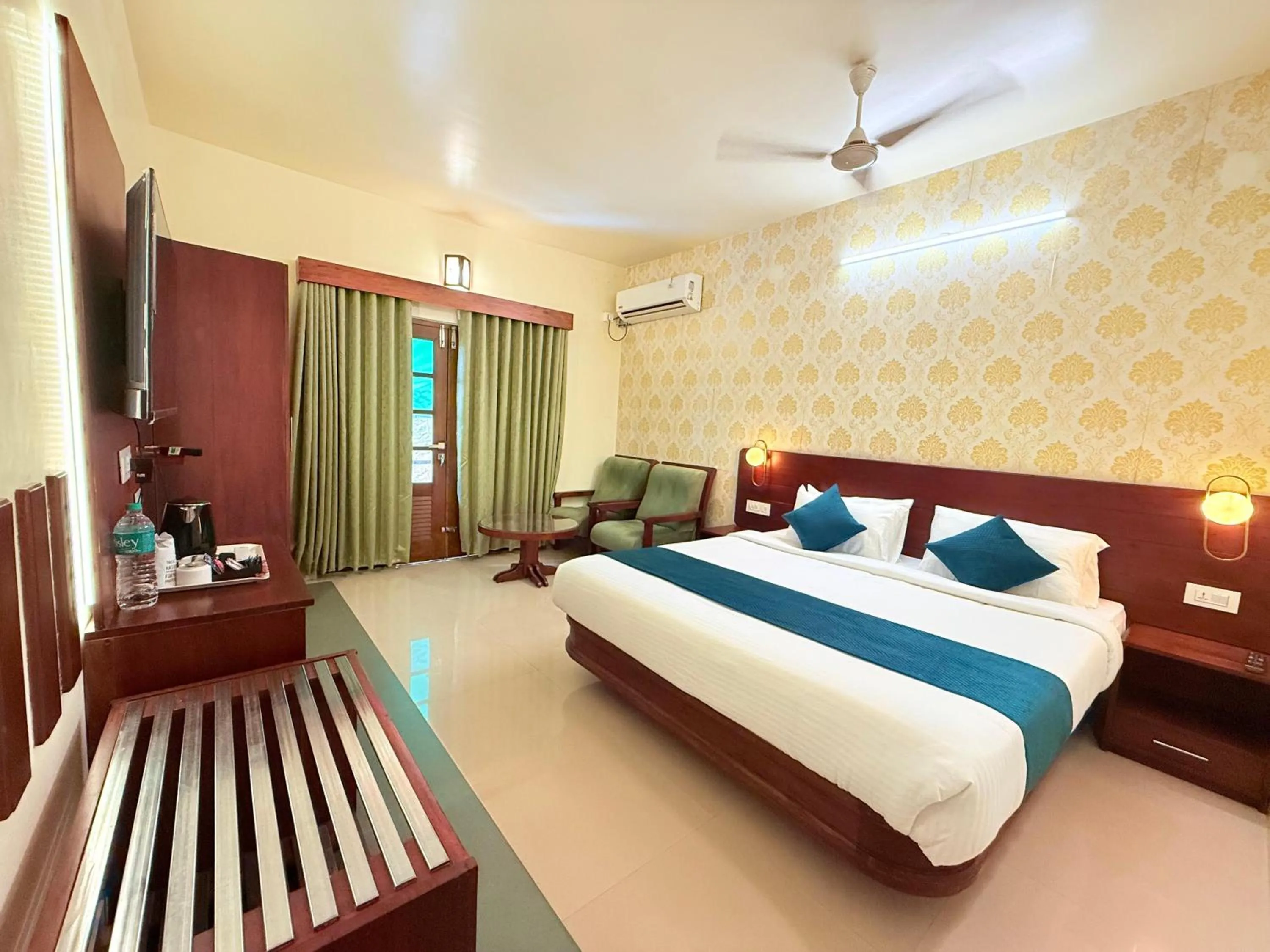 Bed in Vythiri Greens Holiday Resorts