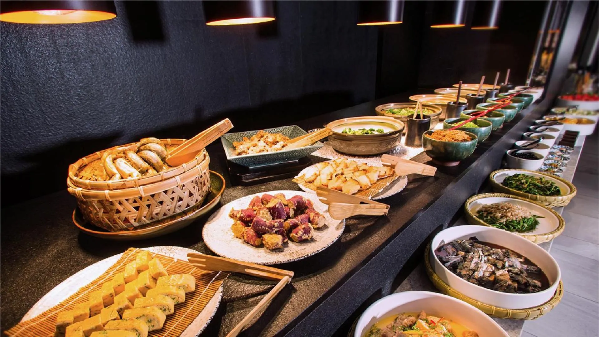 Asian breakfast in 礁溪晶泉丰旅 Wellspring by Silks Jiaoxi