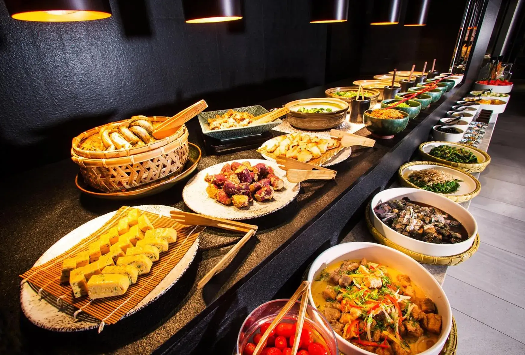 Asian breakfast in 礁溪晶泉丰旅 Wellspring by Silks Jiaoxi Asian breakfast in 礁溪晶泉丰旅 Wellspring by Silks Jiaoxi