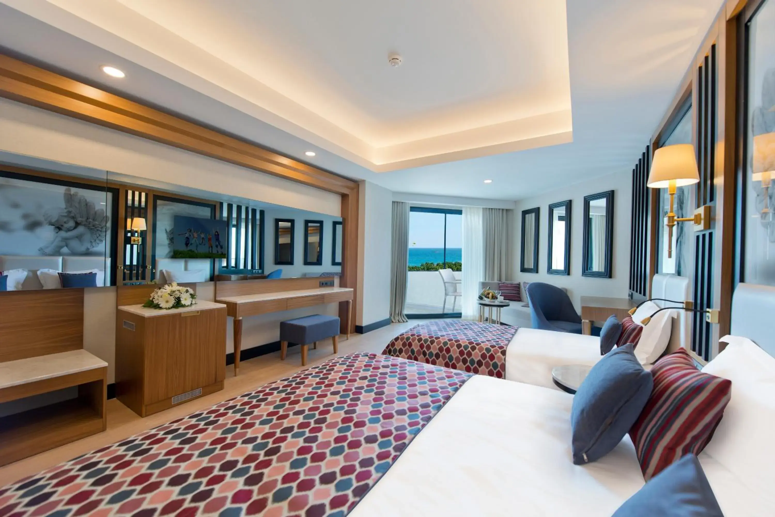 Bedroom, Bed in Adalya Elite Lara Hotel - Ultra All Inclusive Bedroom, Bed in Adalya Elite Lara Hotel - Ultra All Inclusive