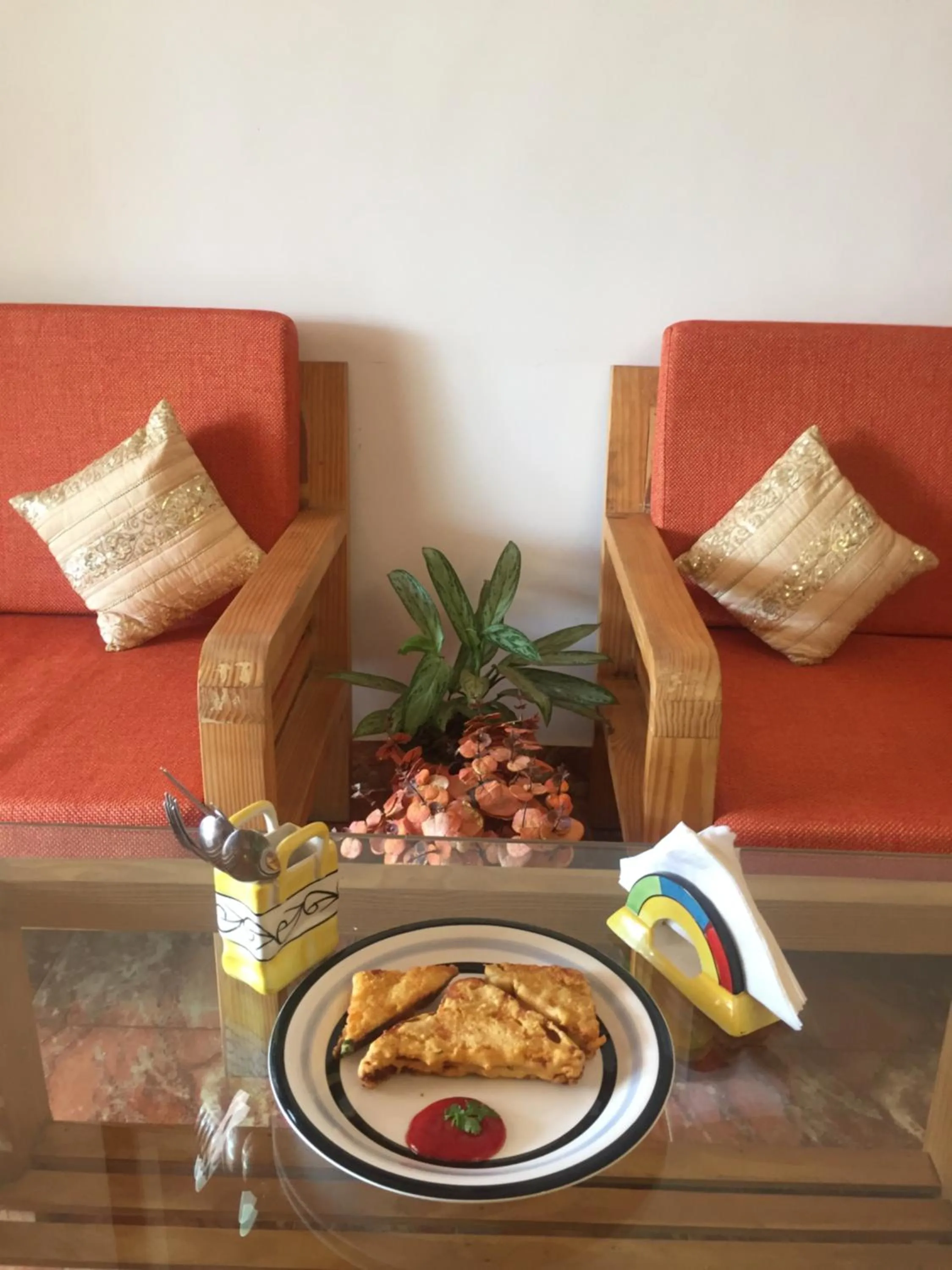 Food close-up in Villa Baywalk Goa - 200 meters from Morjim Beach