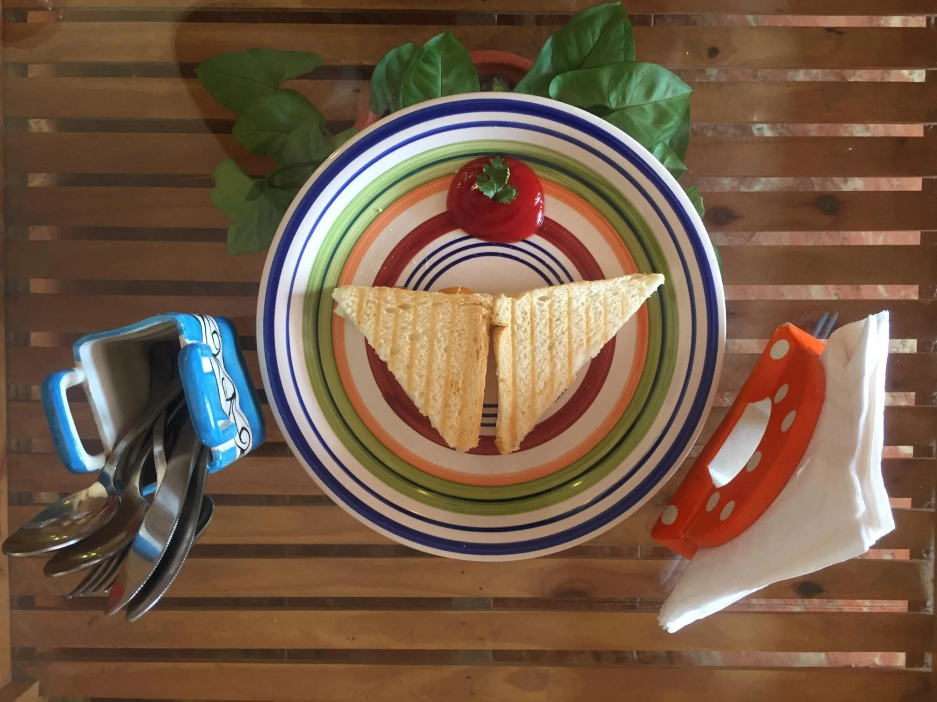 Food close-up in Villa Baywalk Goa - 200 meters from Morjim Beach