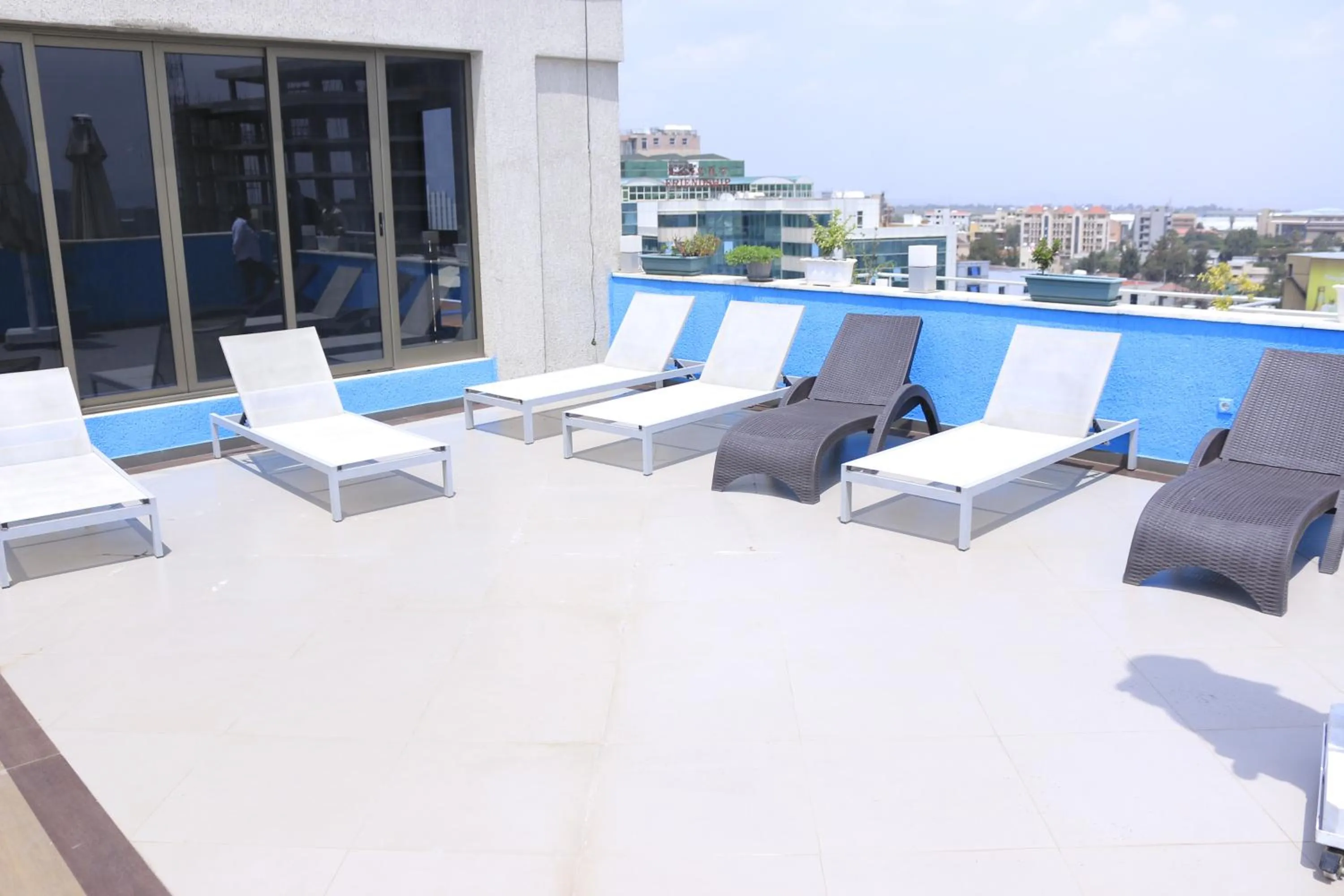 Swimming pool in Momona Hotel