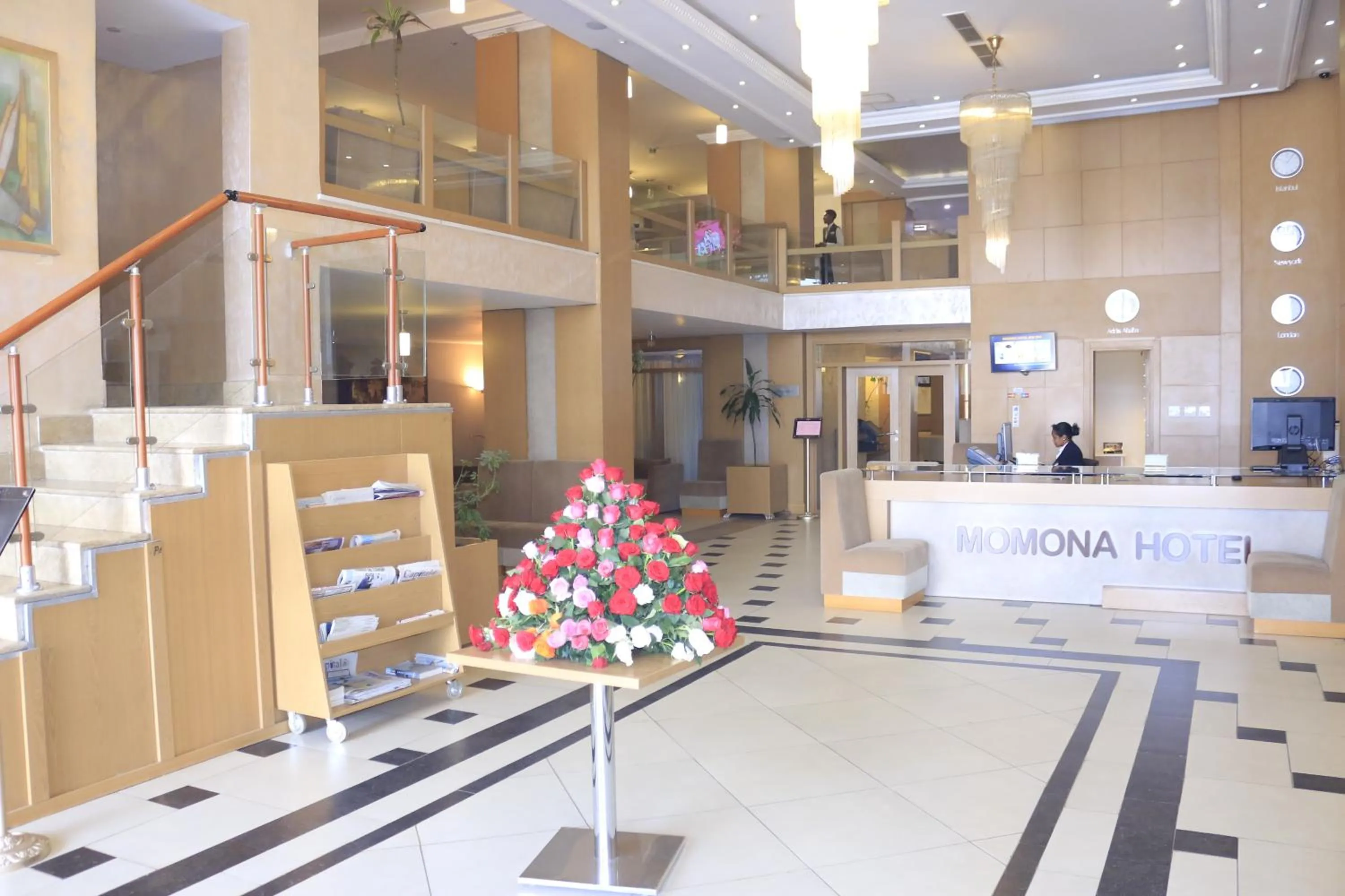 Facade/entrance in Momona Hotel