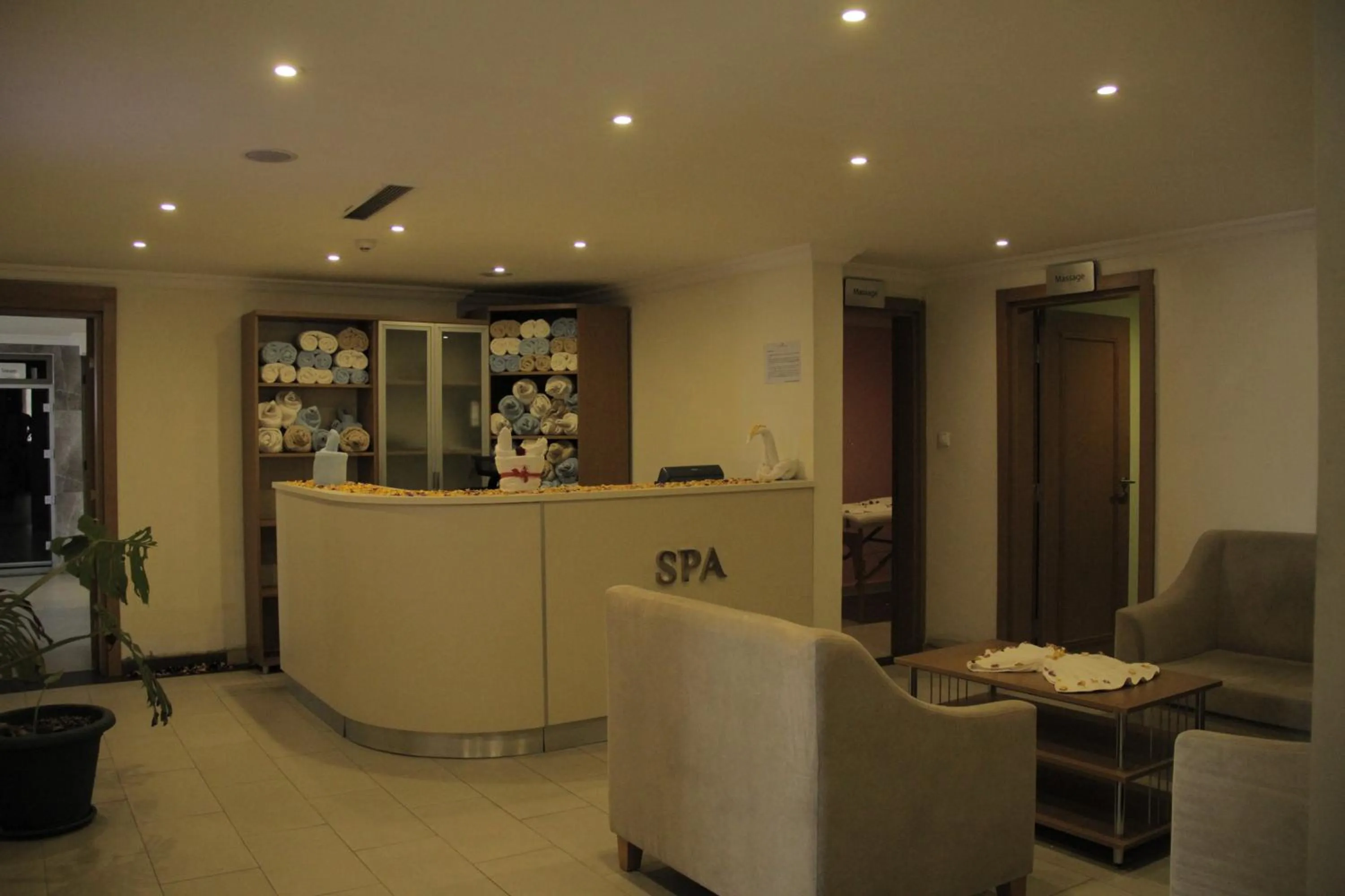 Steam room in Momona Hotel