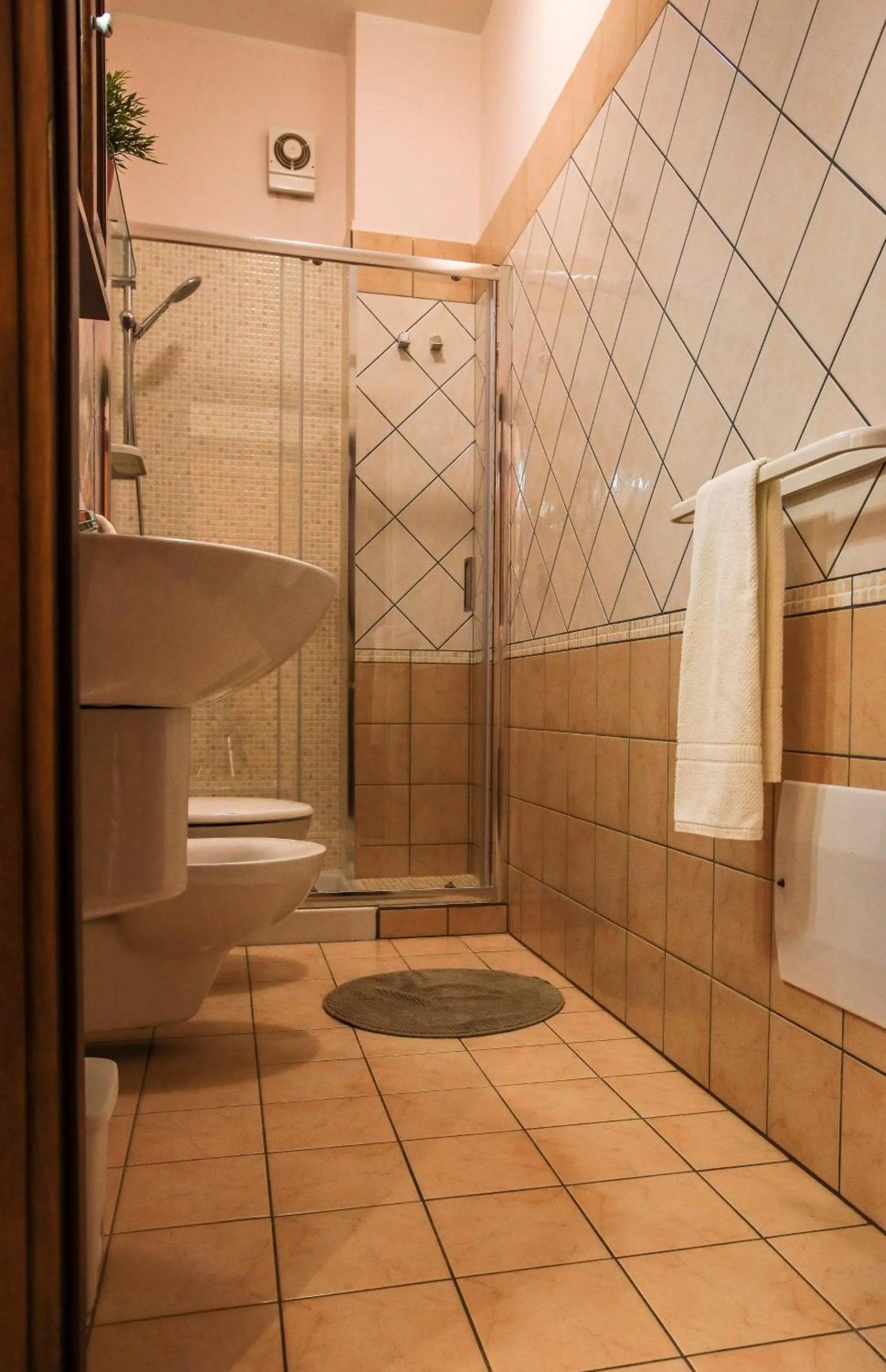 Shower in Il Baiocco affittacamere piscina & SPA