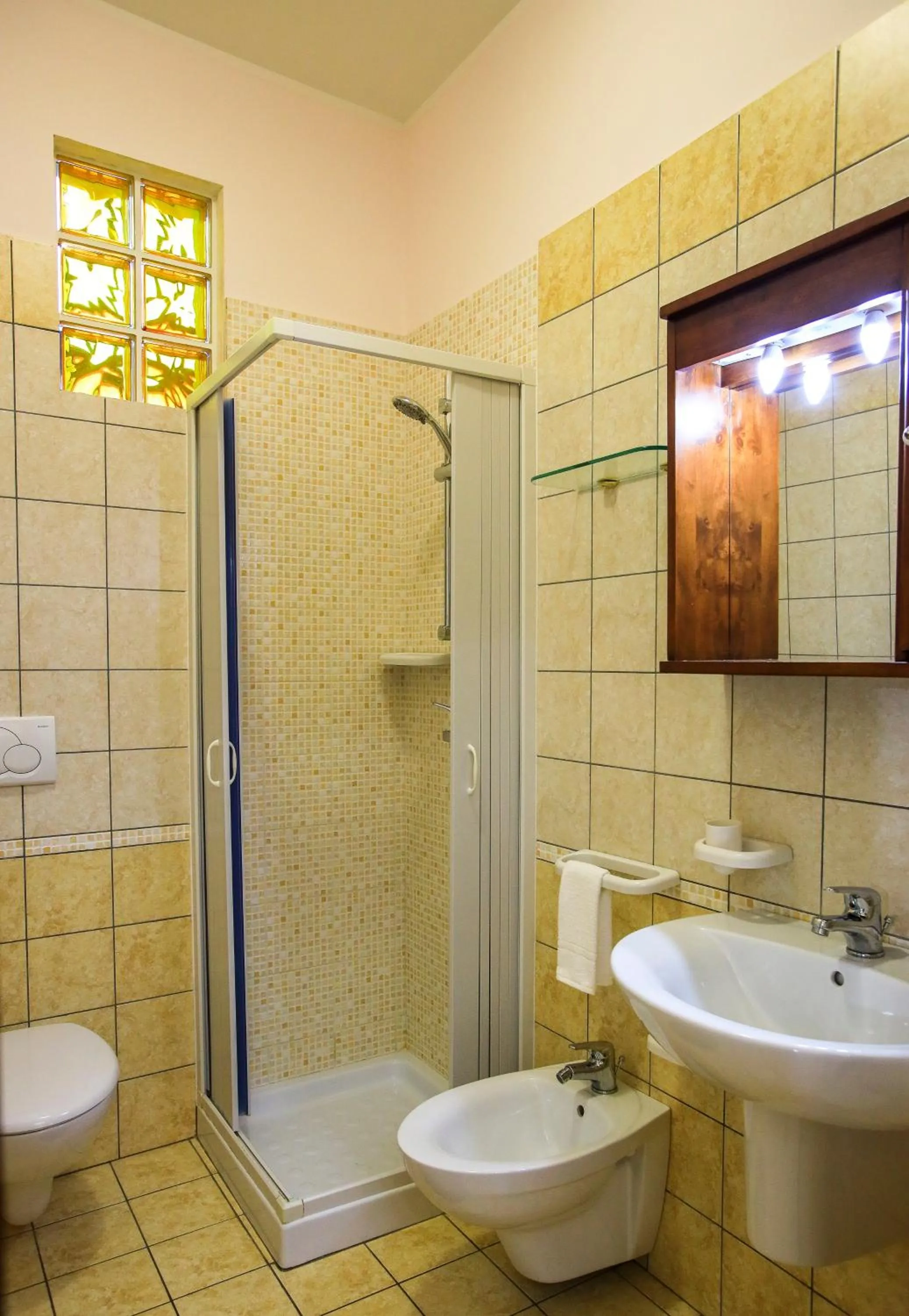 Shower in Il Baiocco affittacamere piscina & SPA