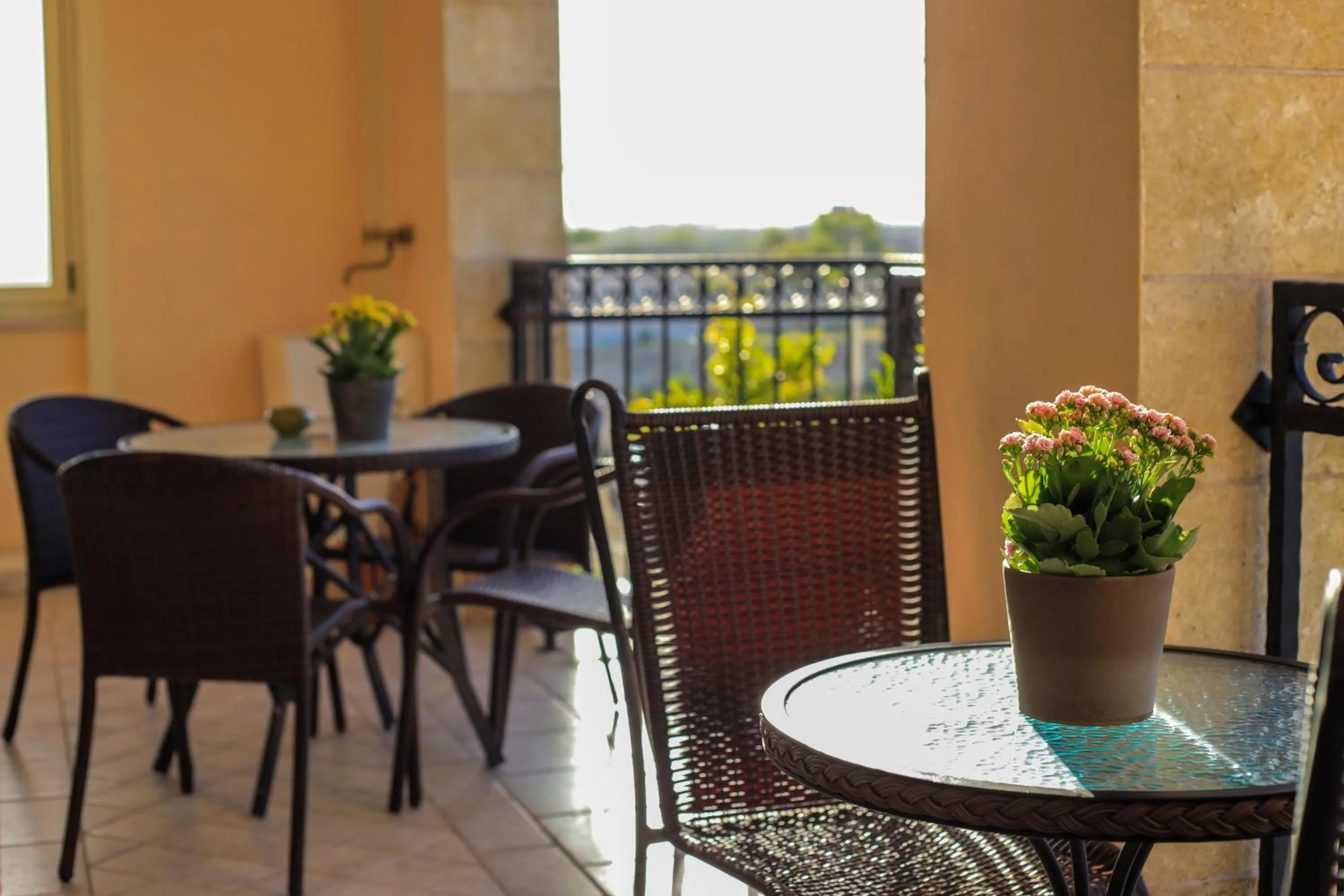 Balcony/Terrace in Il Baiocco affittacamere piscina & SPA