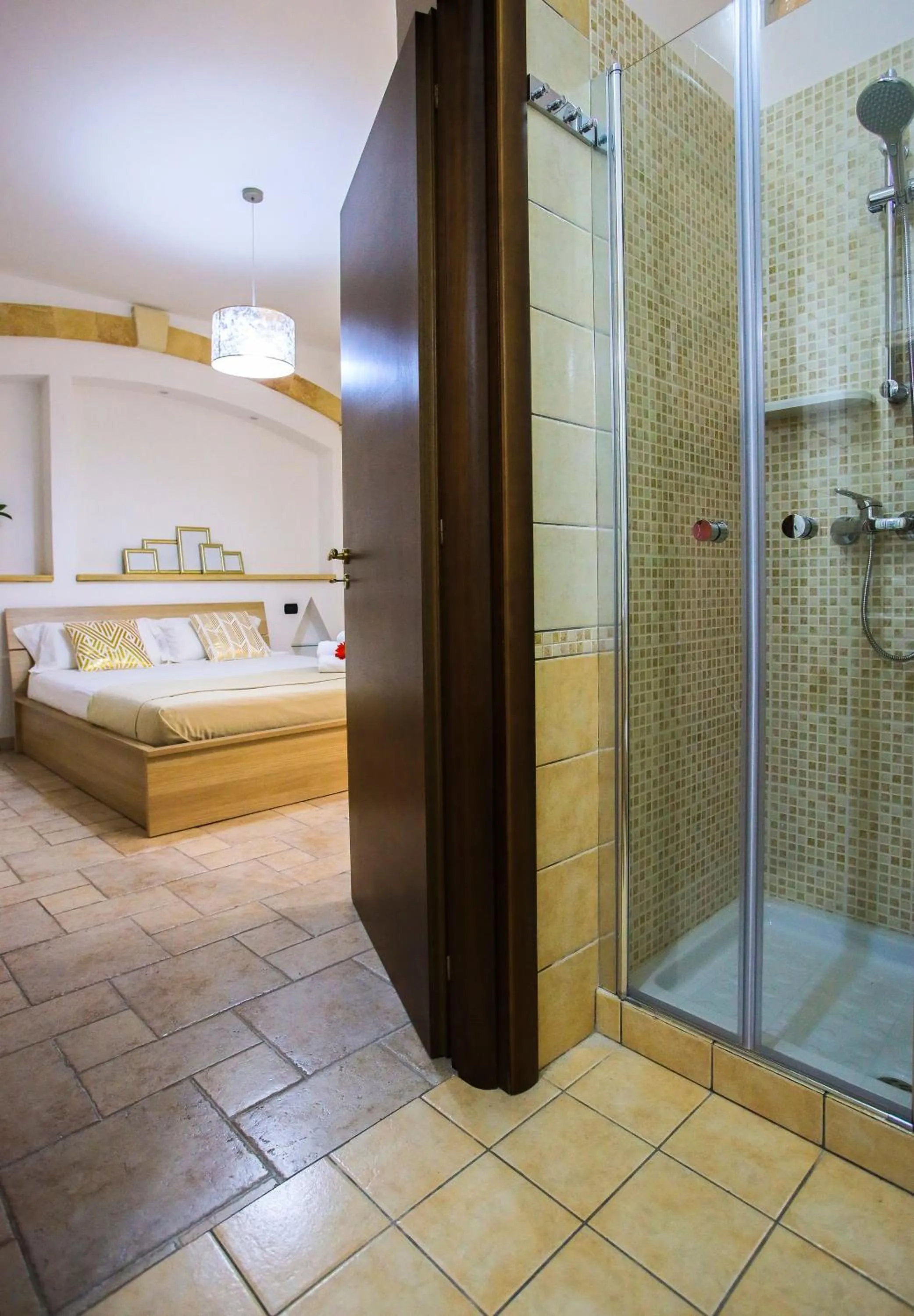 Shower in Il Baiocco affittacamere piscina & SPA
