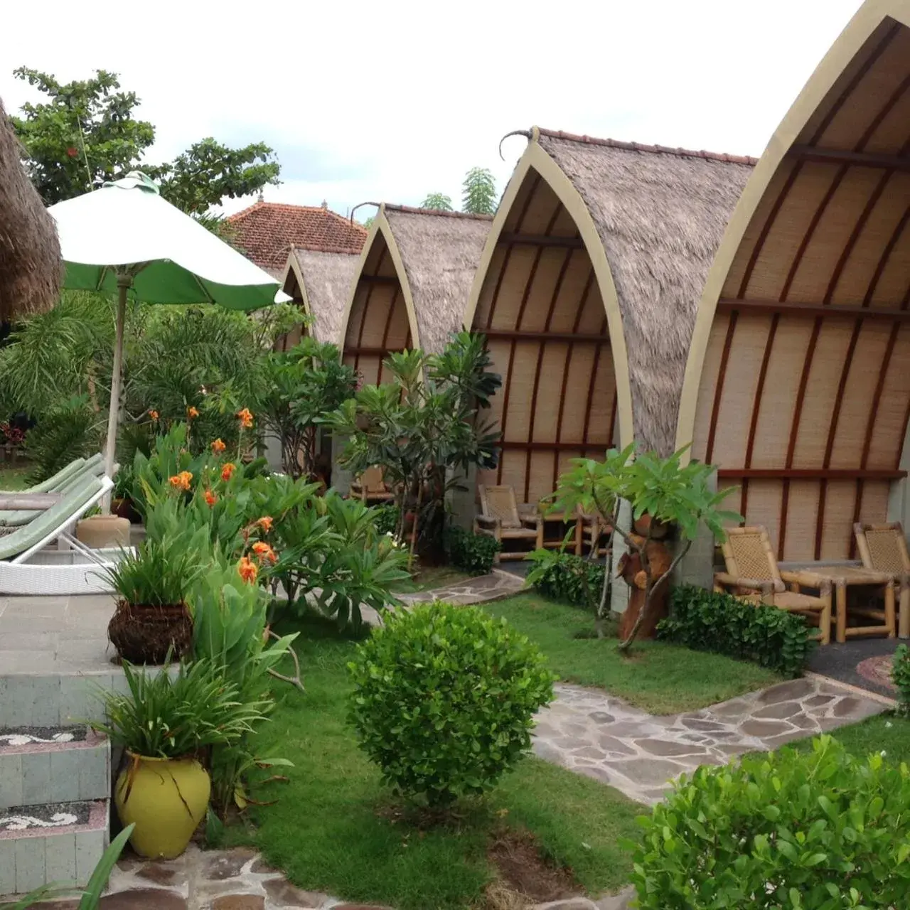 Garden view in Puri Air Beach Resort & Spa Garden view in Puri Air Beach Resort & Spa