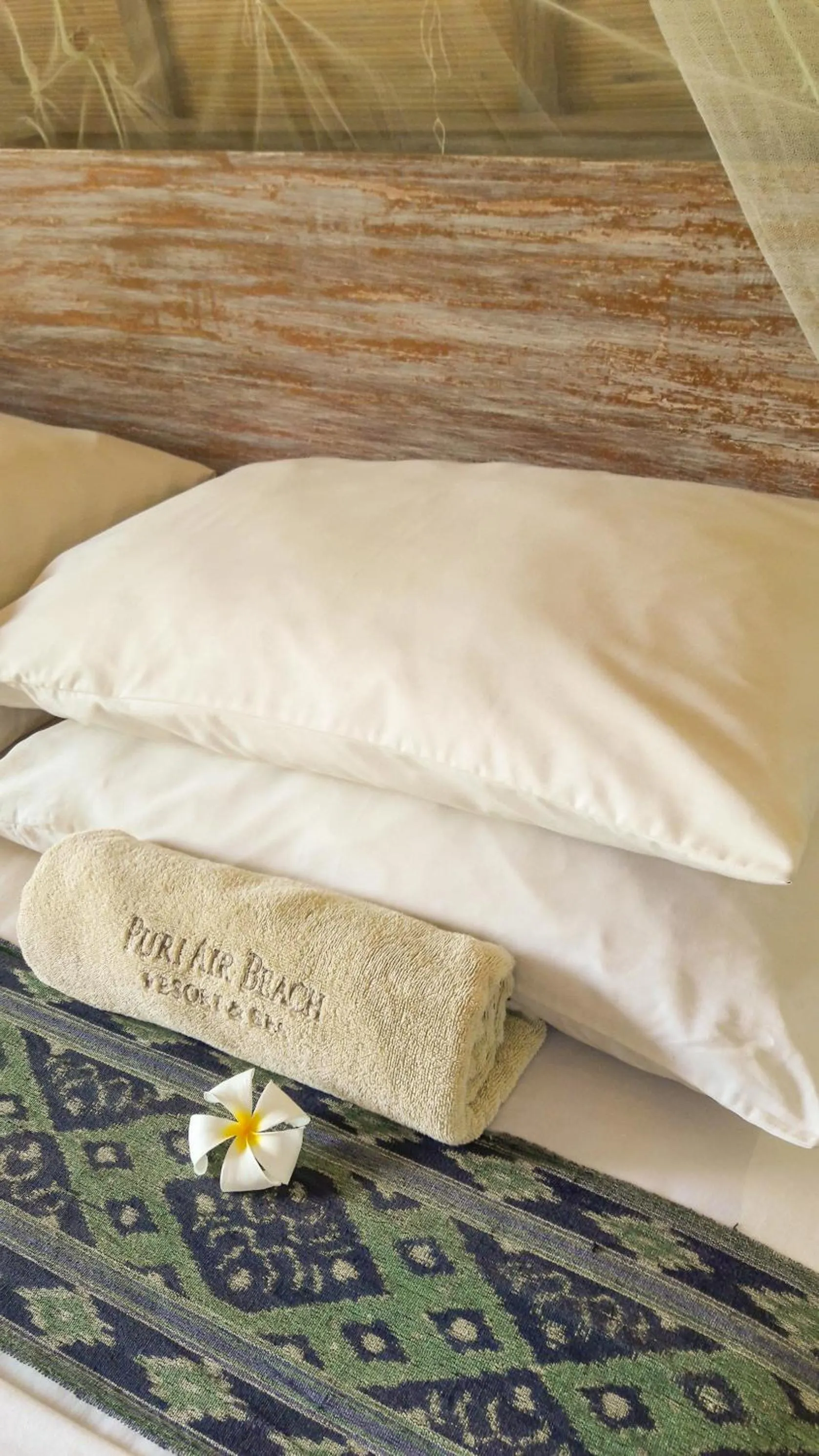 Bed in Puri Air Beach Resort & Spa