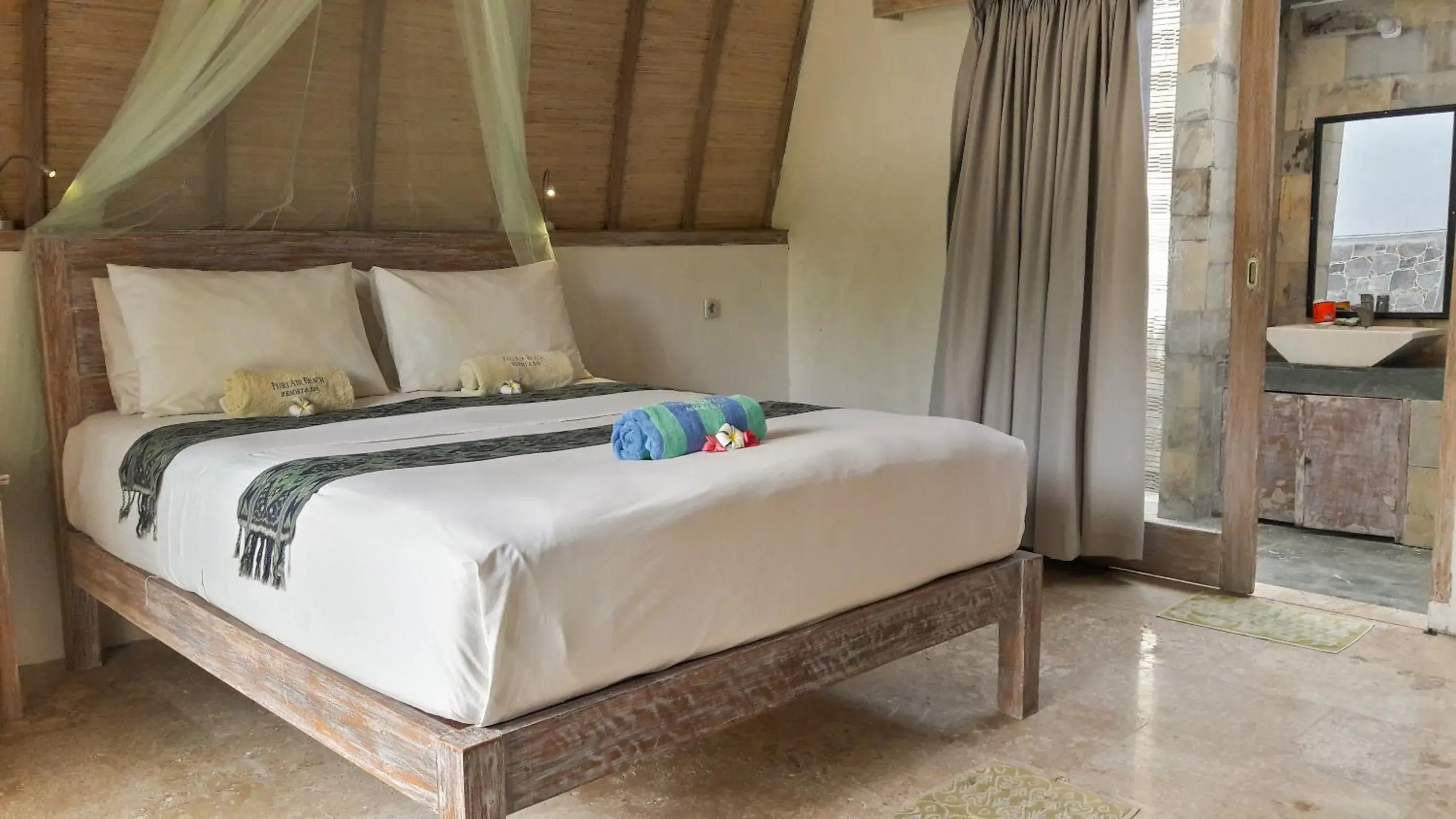 Bed in Puri Air Beach Resort & Spa Bed in Puri Air Beach Resort & Spa