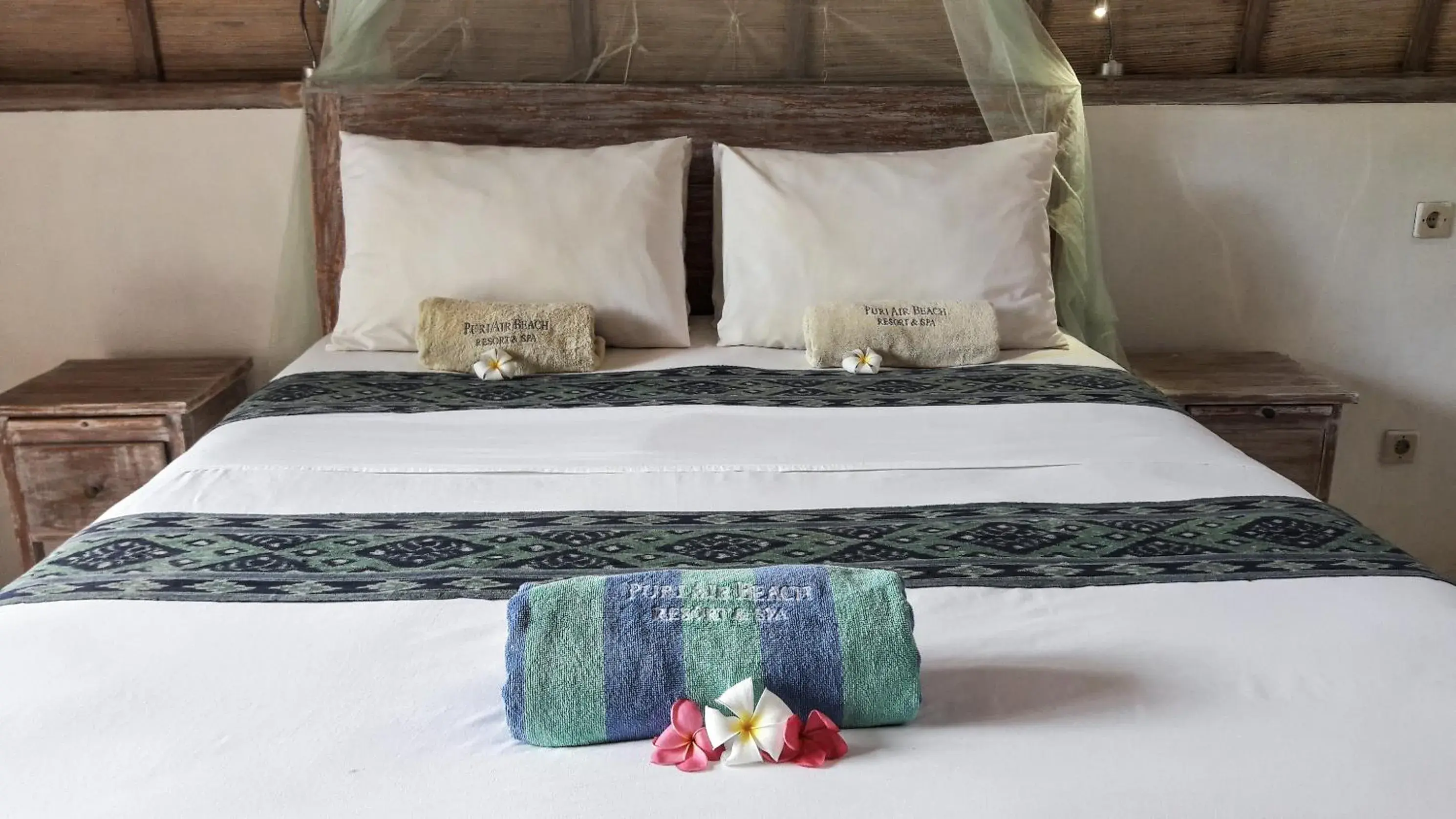 Bed in Puri Air Beach Resort & Spa Bed in Puri Air Beach Resort & Spa