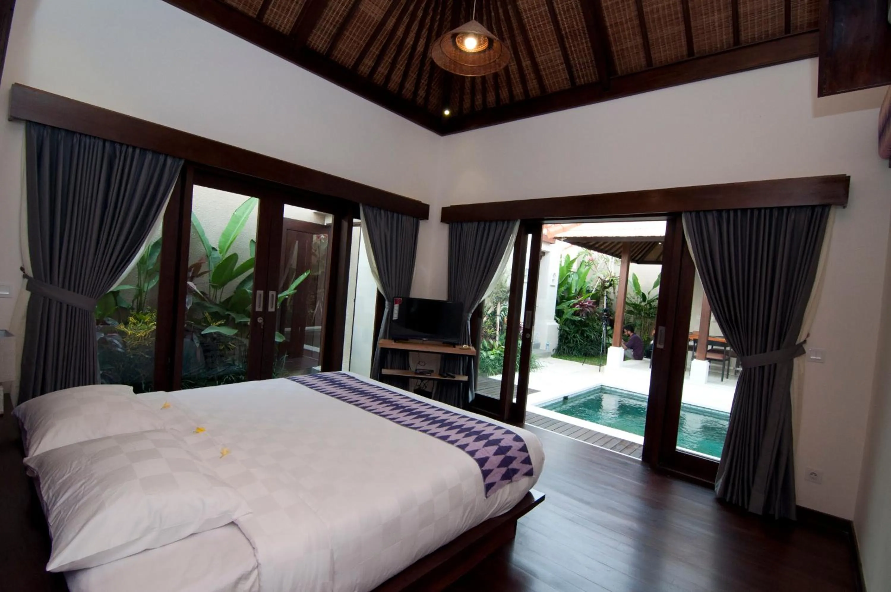 Bedroom, Bed in Villa Puspa