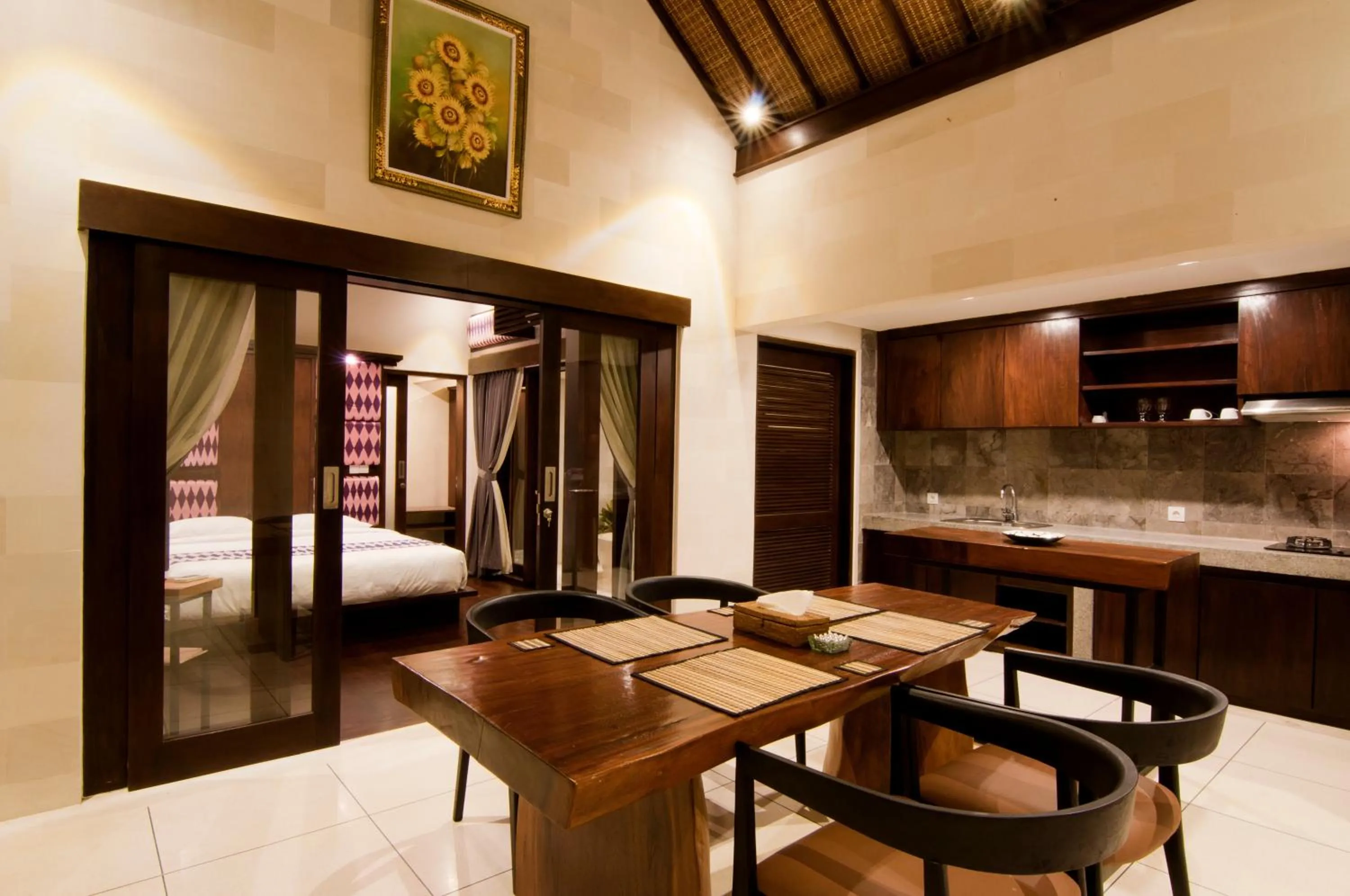 Decorative detail in Villa Puspa