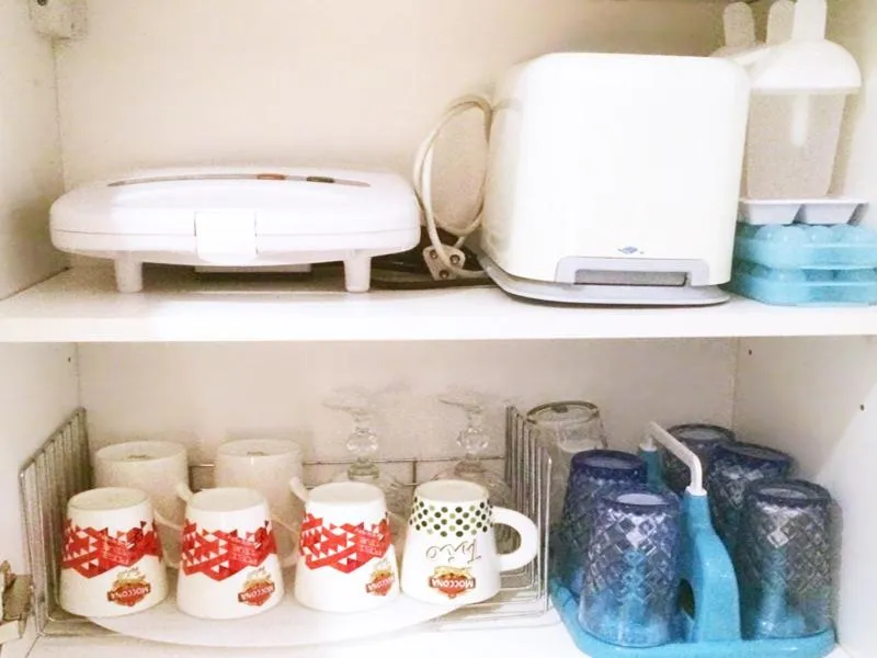 Kitchen or kitchenette in Atlantis Condo & Water Park Pattaya By the Sea