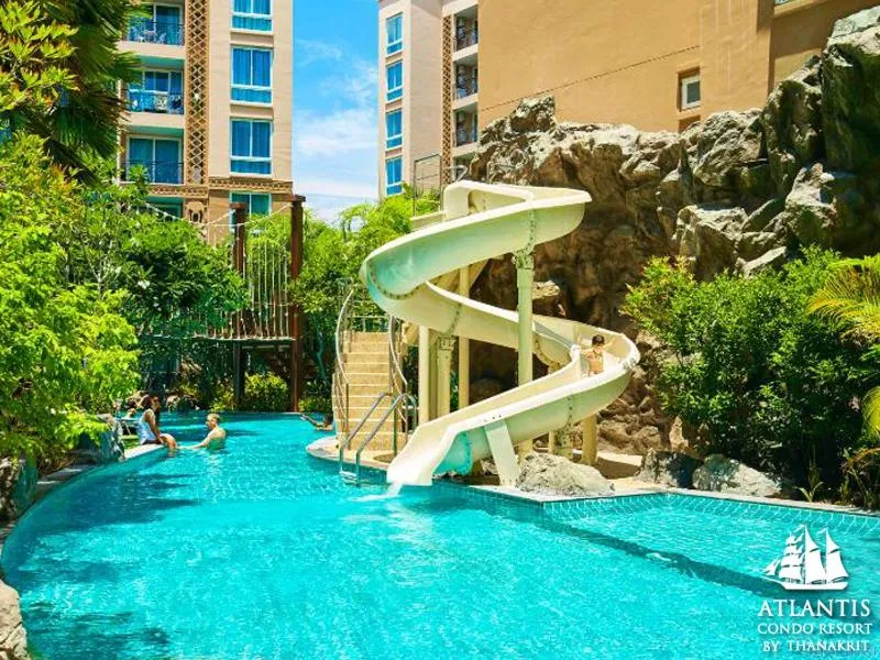 Text overlay in Atlantis Condo & Water Park Pattaya By the Sea