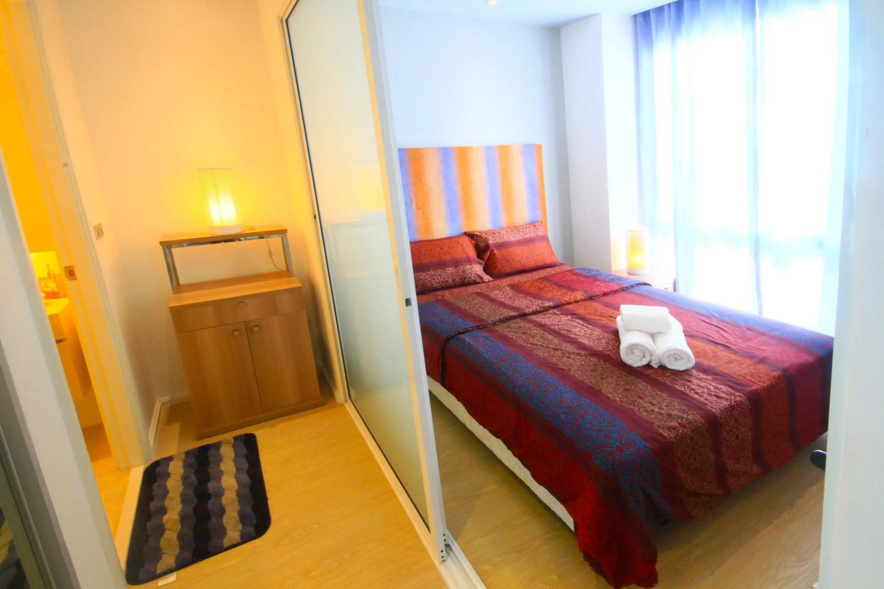 Bed in Atlantis Condo & Water Park Pattaya By the Sea