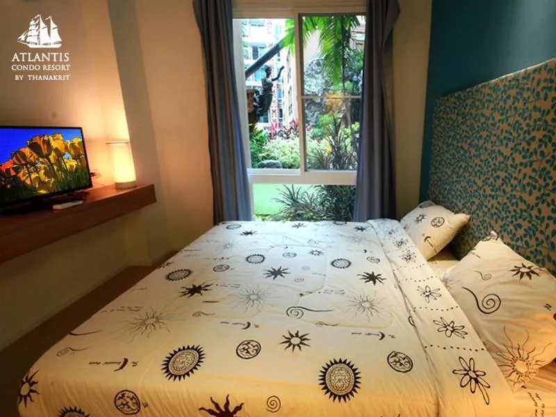 Bed in Atlantis Condo & Water Park Pattaya By the Sea