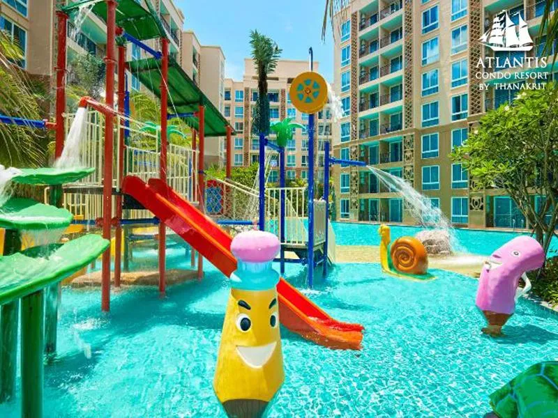 Text overlay in Atlantis Condo & Water Park Pattaya By the Sea