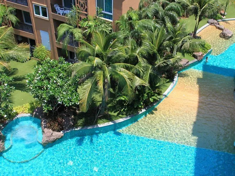 Pool view in Atlantis Condo & Water Park Pattaya By the Sea