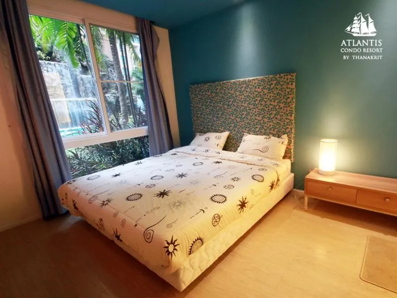 Bed in Atlantis Condo & Water Park Pattaya By the Sea