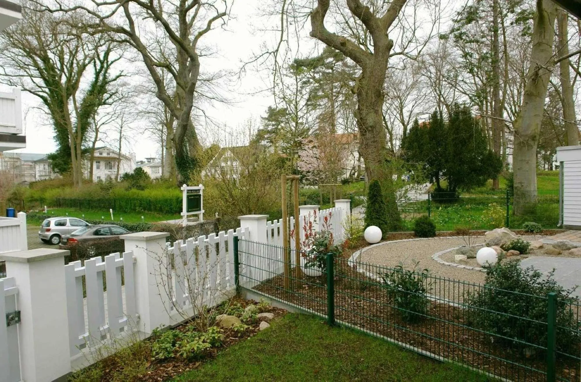 Garden view in Residenz am Kurpark, Whg 6