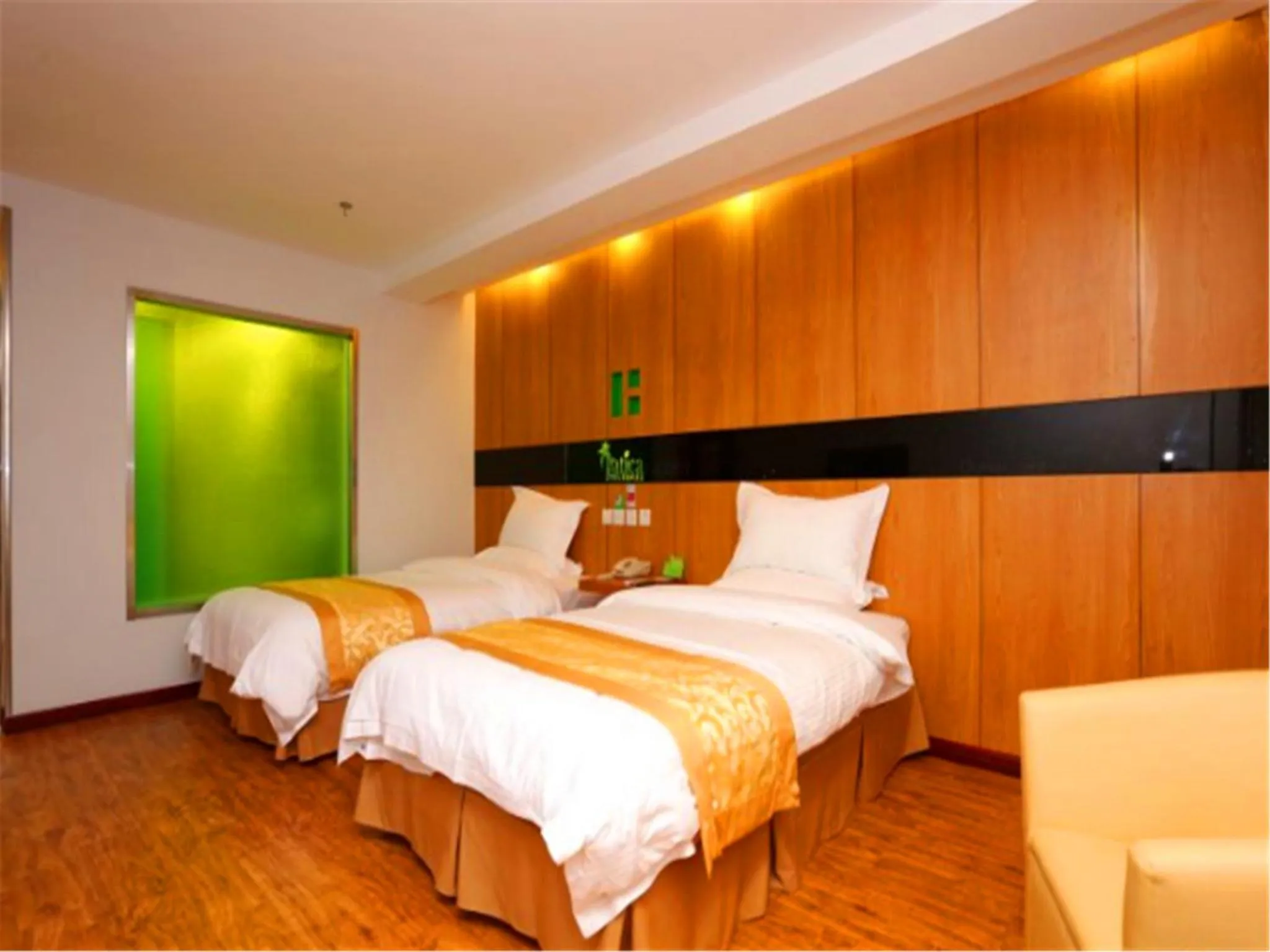 Bedroom, Bed in Vatica Tianjin Dagang Xuefu Road University Town Hotel