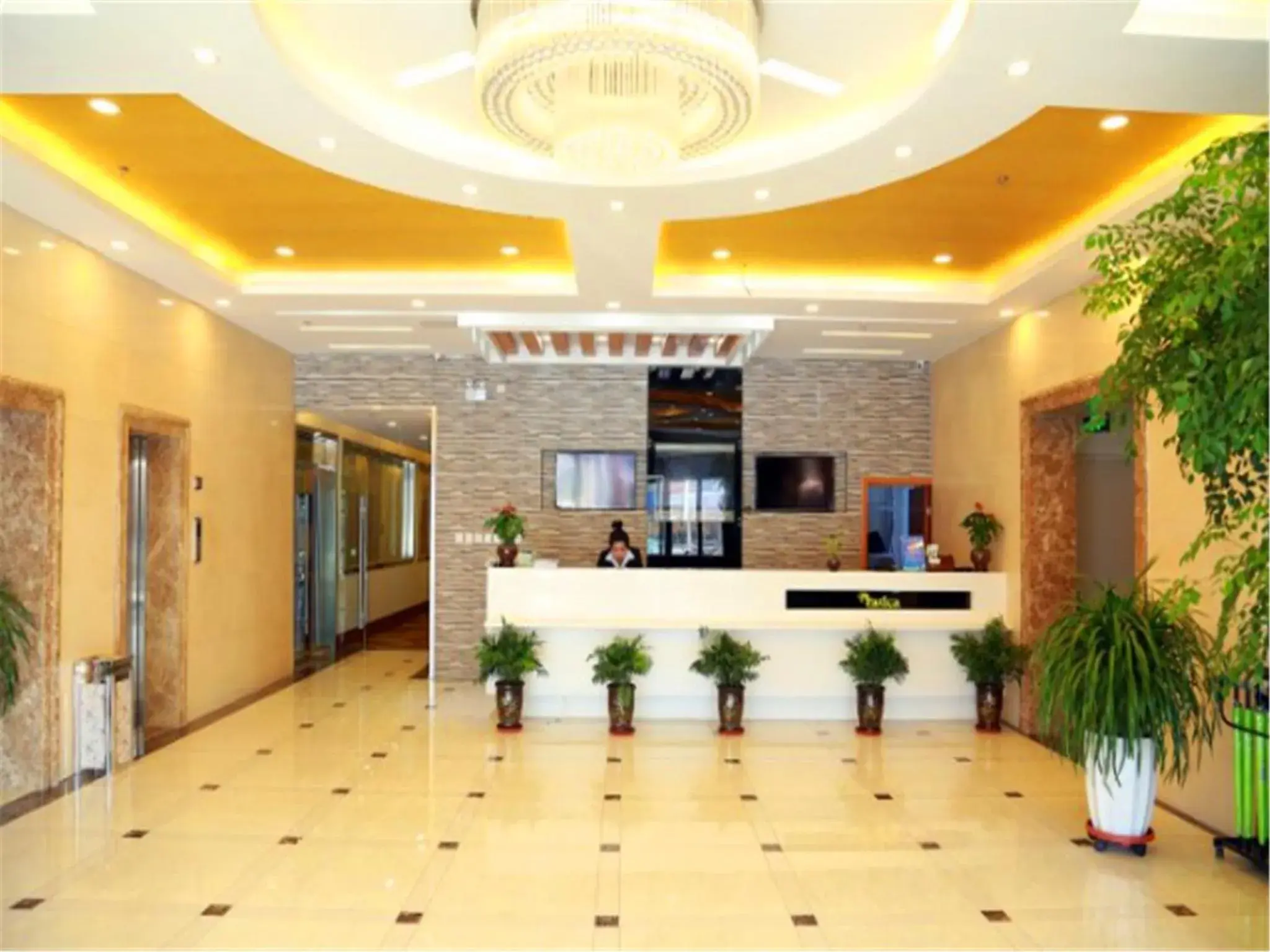 Lobby or reception in Vatica Tianjin Dagang Xuefu Road University Town Hotel Lobby or reception in Vatica Tianjin Dagang Xuefu Road University Town Hotel