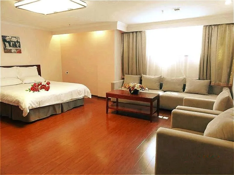 Bed in GreenTree Inn HeBei ZhangJiaKou XuanHua BoJu Countryside Business Hotel