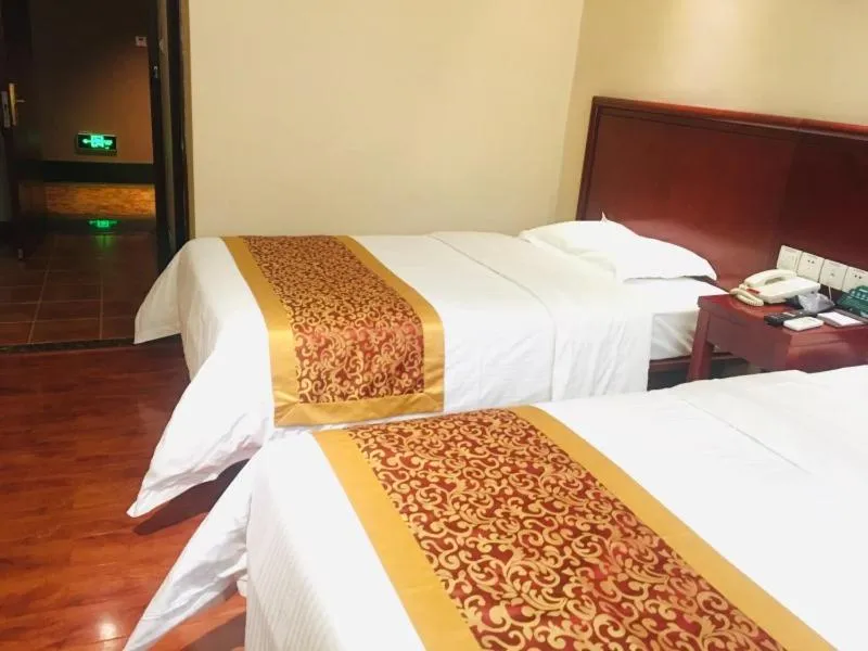 Bed in GreenTree Inn High Tech Changzhi Road Subway Station Business Hotel