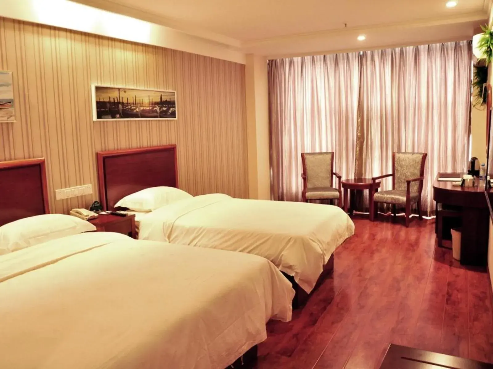 Bed in GreenTree Inn HeNan HeBi HengShan Road Business Hotel Bed in GreenTree Inn HeNan HeBi HengShan Road Business Hotel