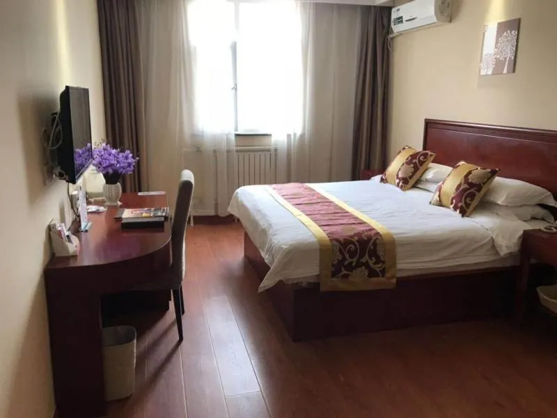 Bed in GreenTree Inn Shandong Weifang Gaomi Liqun Road Minghao Business Hotel