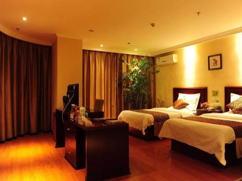 Bed in GreenTree Inn Shandong Weifang Gaomi Liqun Road Minghao Business Hotel