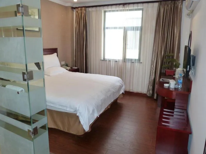 Bed in GreenTree Inn Anhui Wuhu Fangte North Changjiang Road Business Hotel