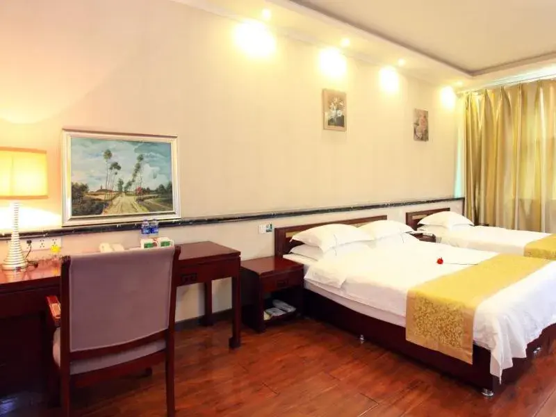 Bed in GreenTree Eastern Anhui Huainan Guangchang Road Hotel Bed in GreenTree Eastern Anhui Huainan Guangchang Road Hotel