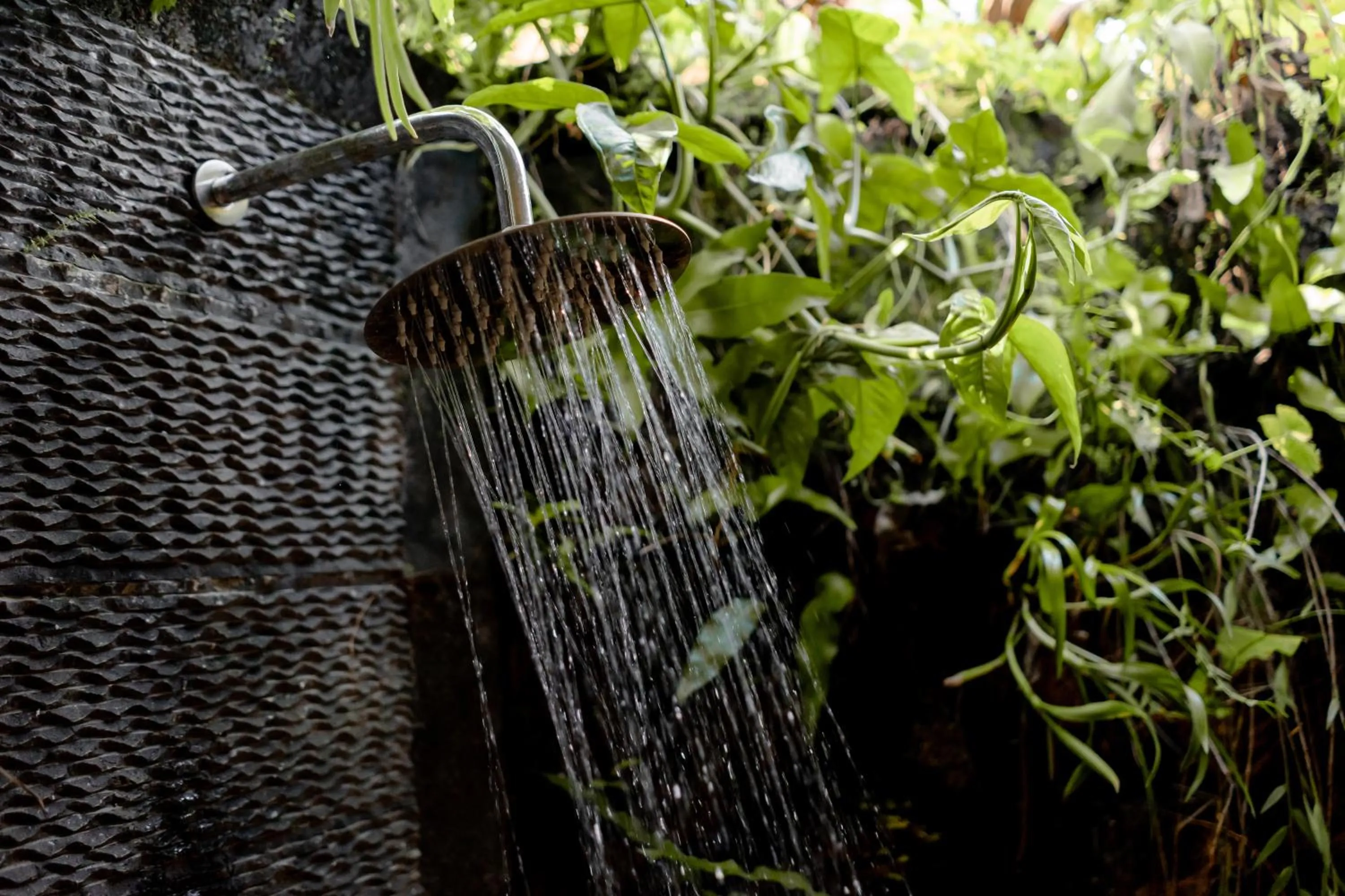 Shower in D'bale Ananda Villa Ubud