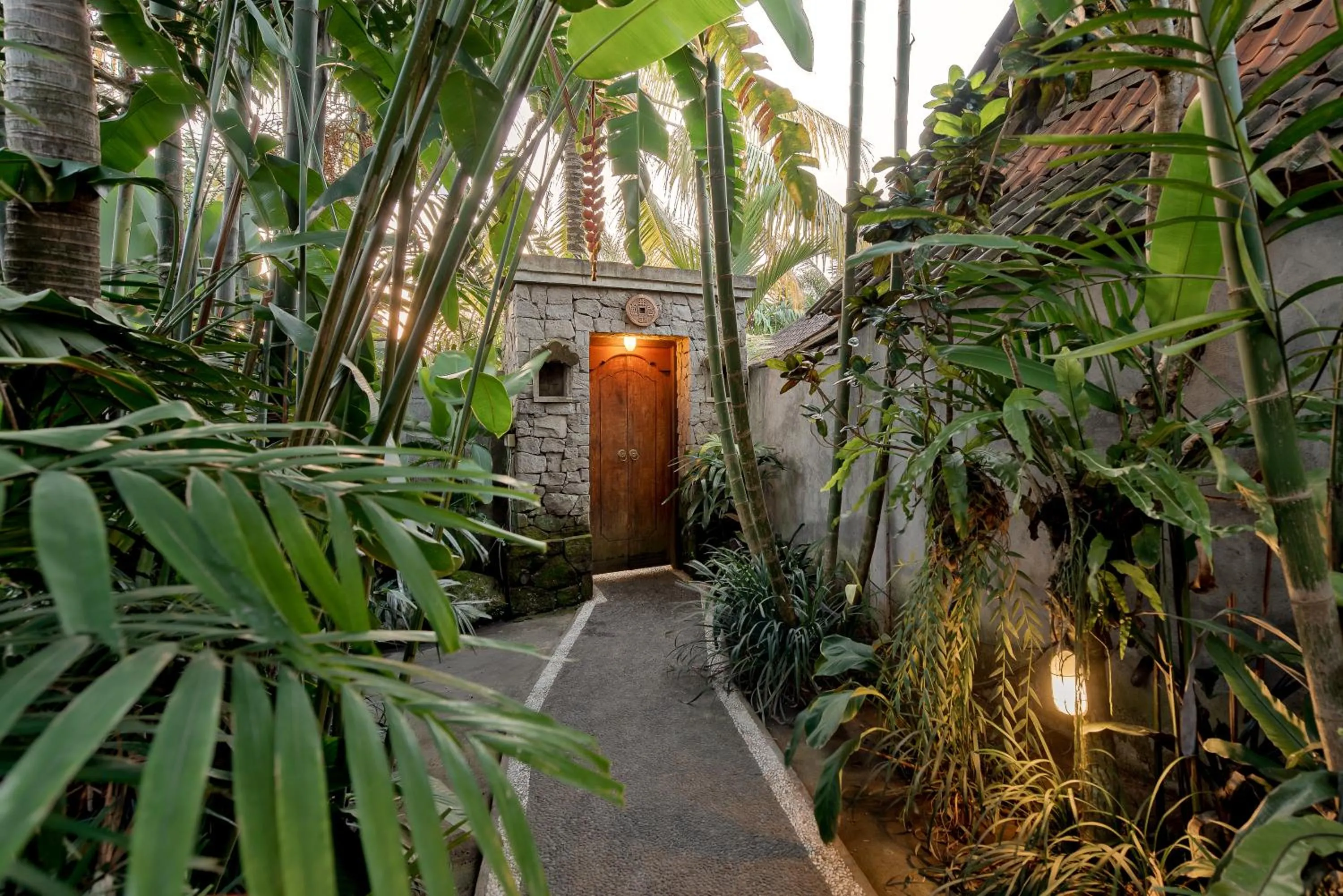 Facade/entrance in D'bale Ananda Villa Ubud