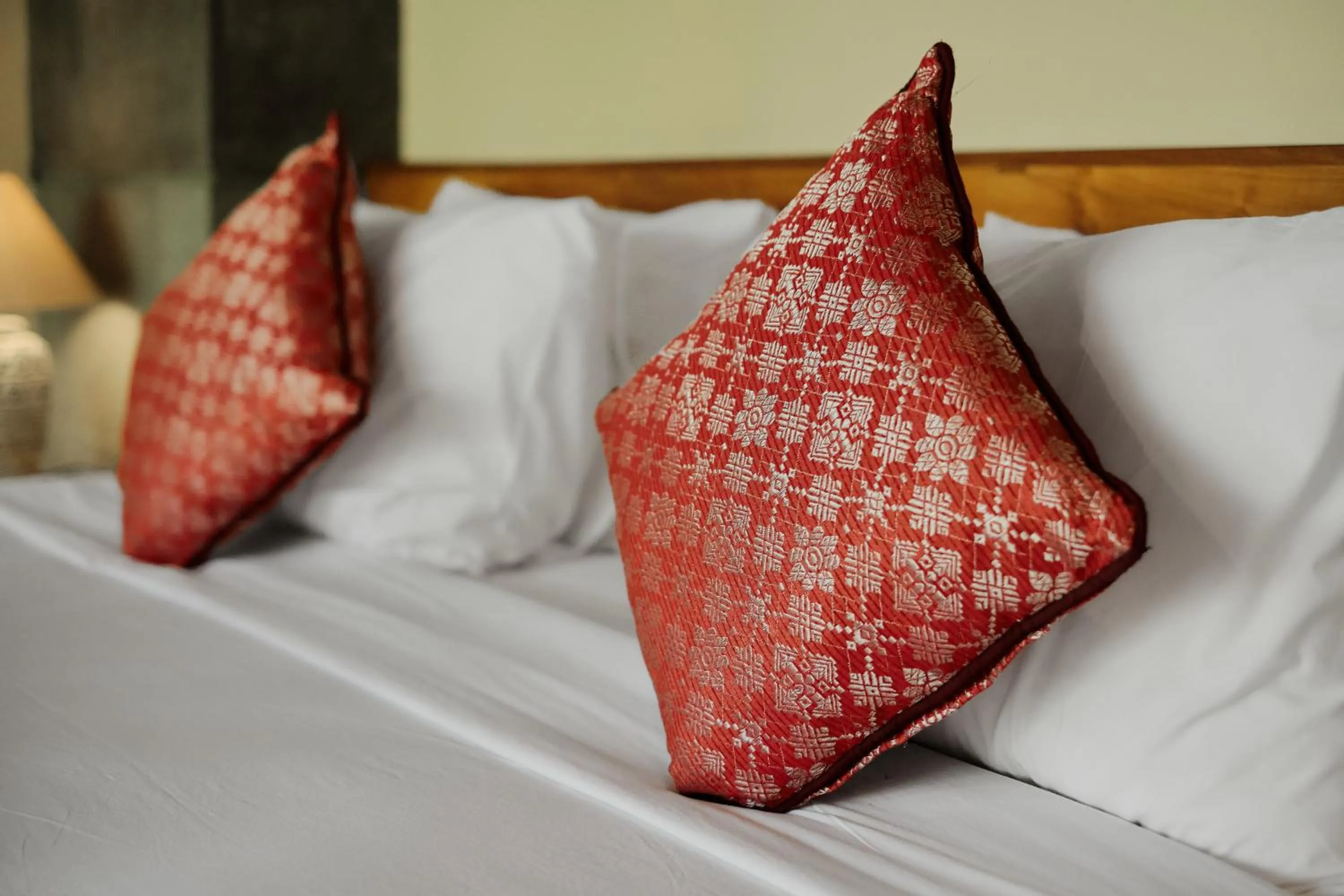 Bed in D'bale Ananda Villa Ubud