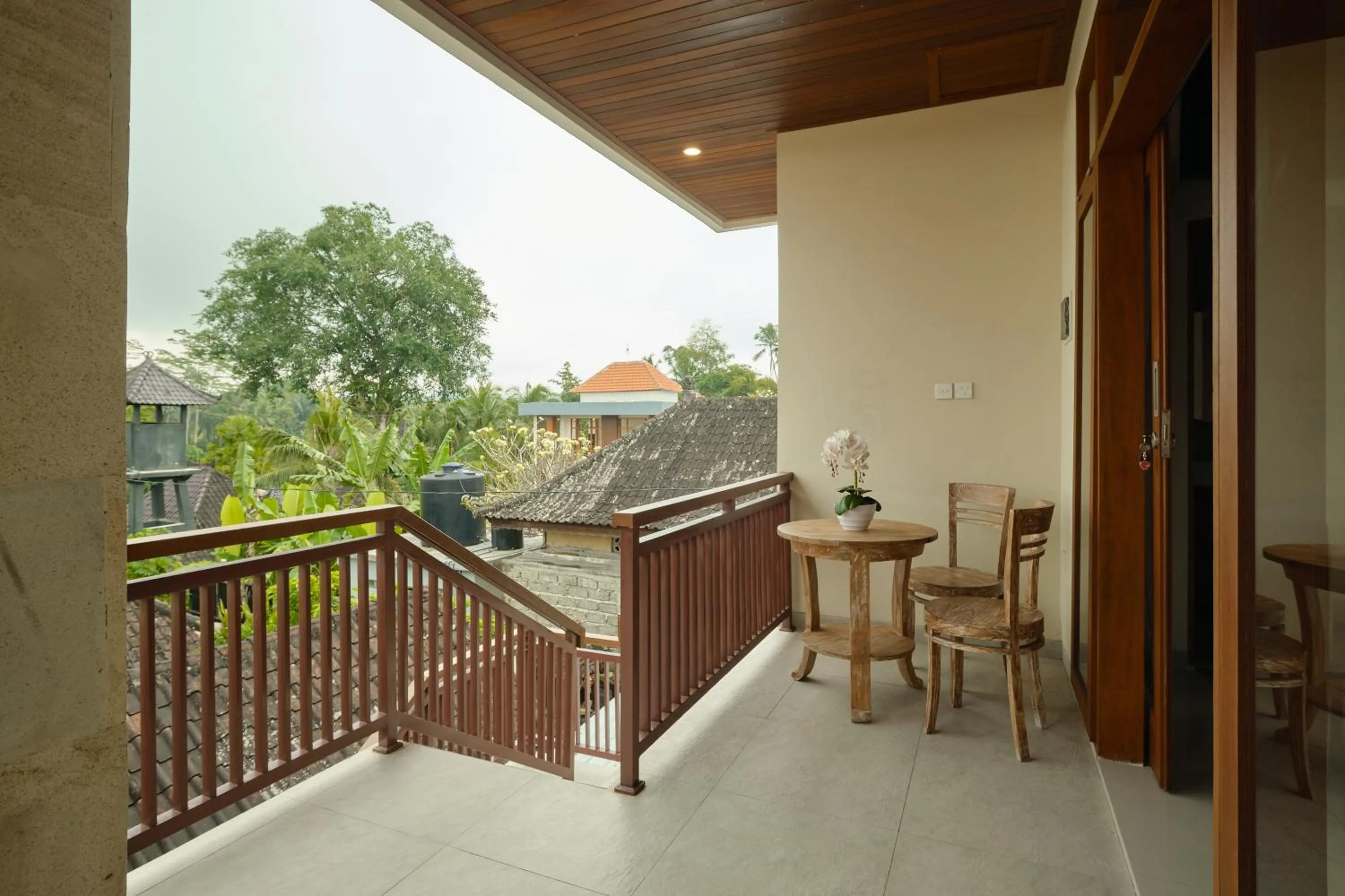 Balcony/Terrace in D'bale Ananda Villa Ubud