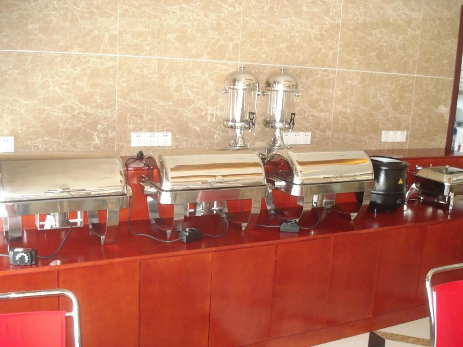 Buffet breakfast in GreenTree Inn Anhui Lu’an Huoshan Yingjia Avenue Business Hotel