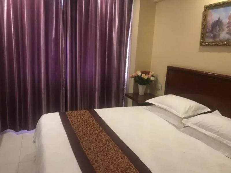 Bed in GreenTree Inn Shandong Liaocheng Town Dongchang Road Zhuanpan Business Hotel