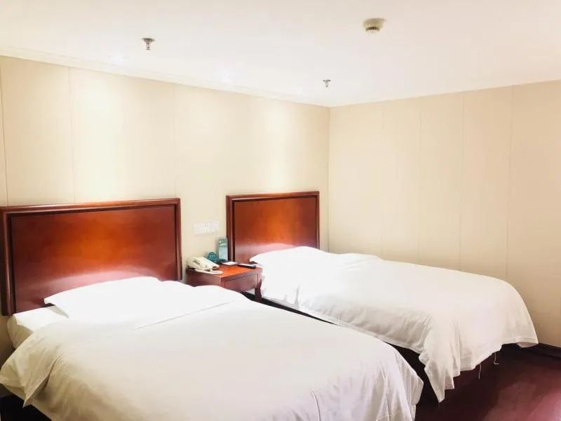 Bed in GreenTree Inn Shandong Liaocheng Town Dongchang Road Zhuanpan Business Hotel